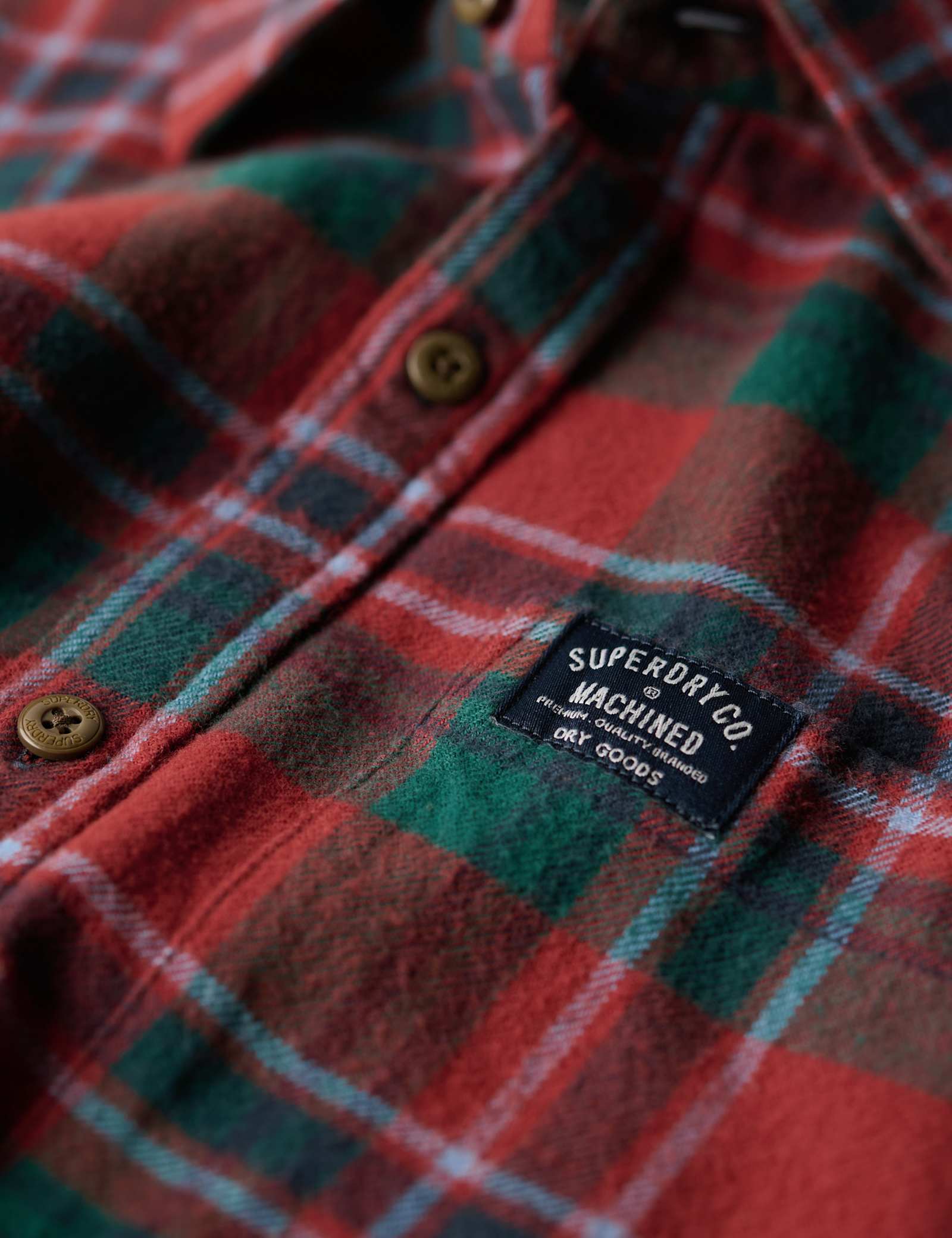 Brushed Cotton Check Shirt - image 3