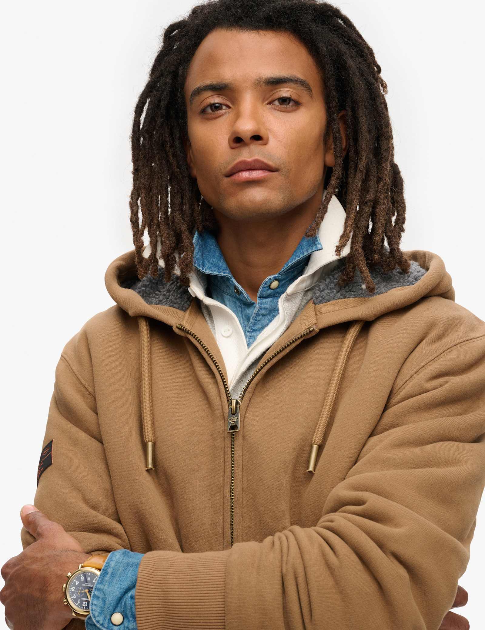 Cotton Rich Zip Up Hoodie - image 5