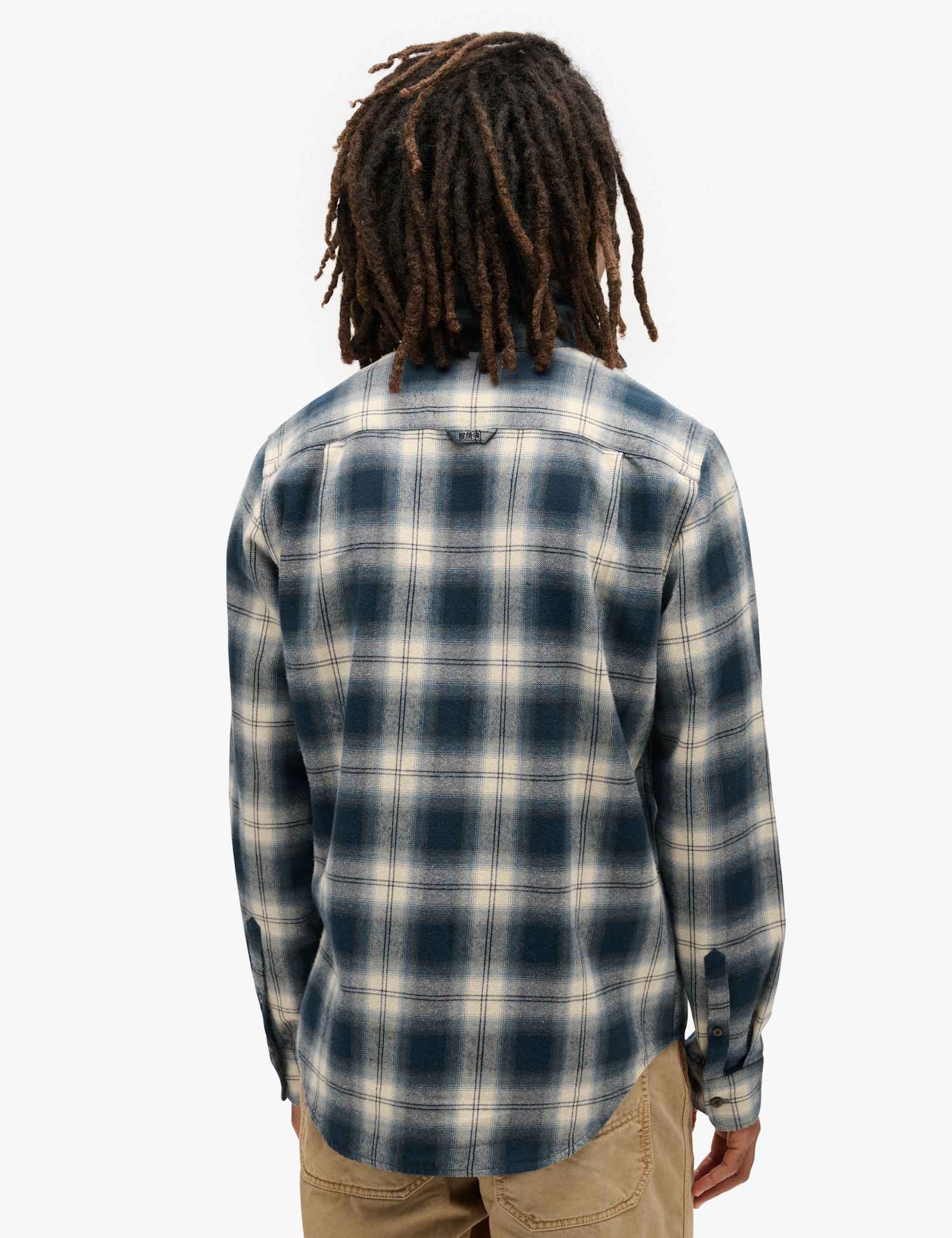Pure Cotton Check Flannel Shirt - image 5