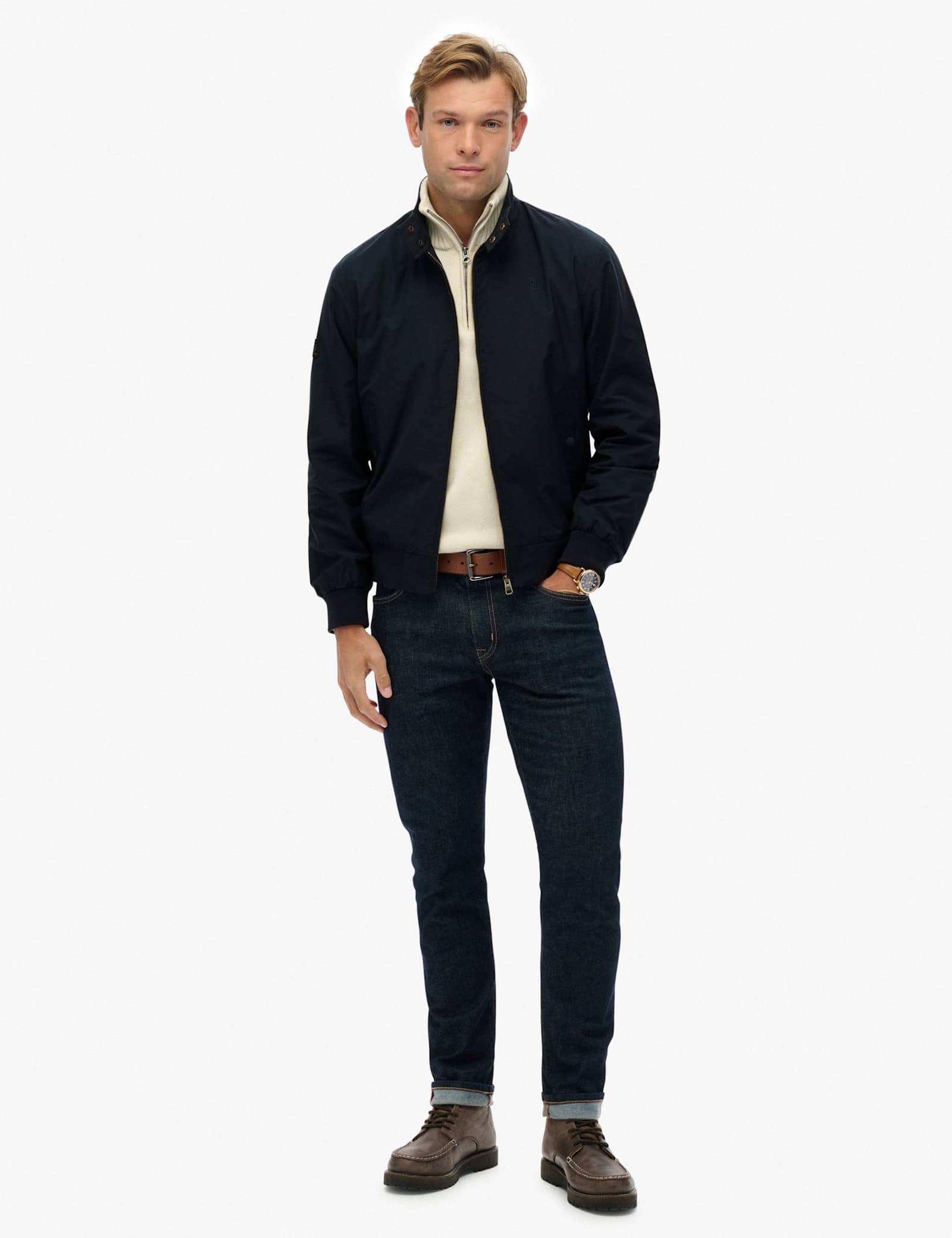 Cotton Blend Harrington Jacket - image 5
