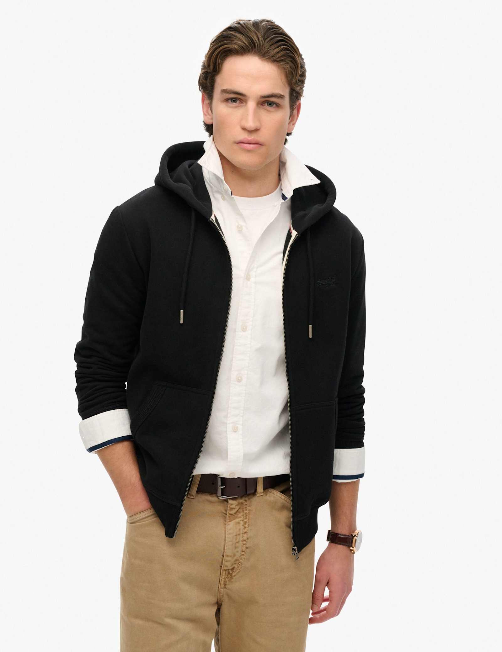 Cotton Rich Zip Up Hoodie - image 2