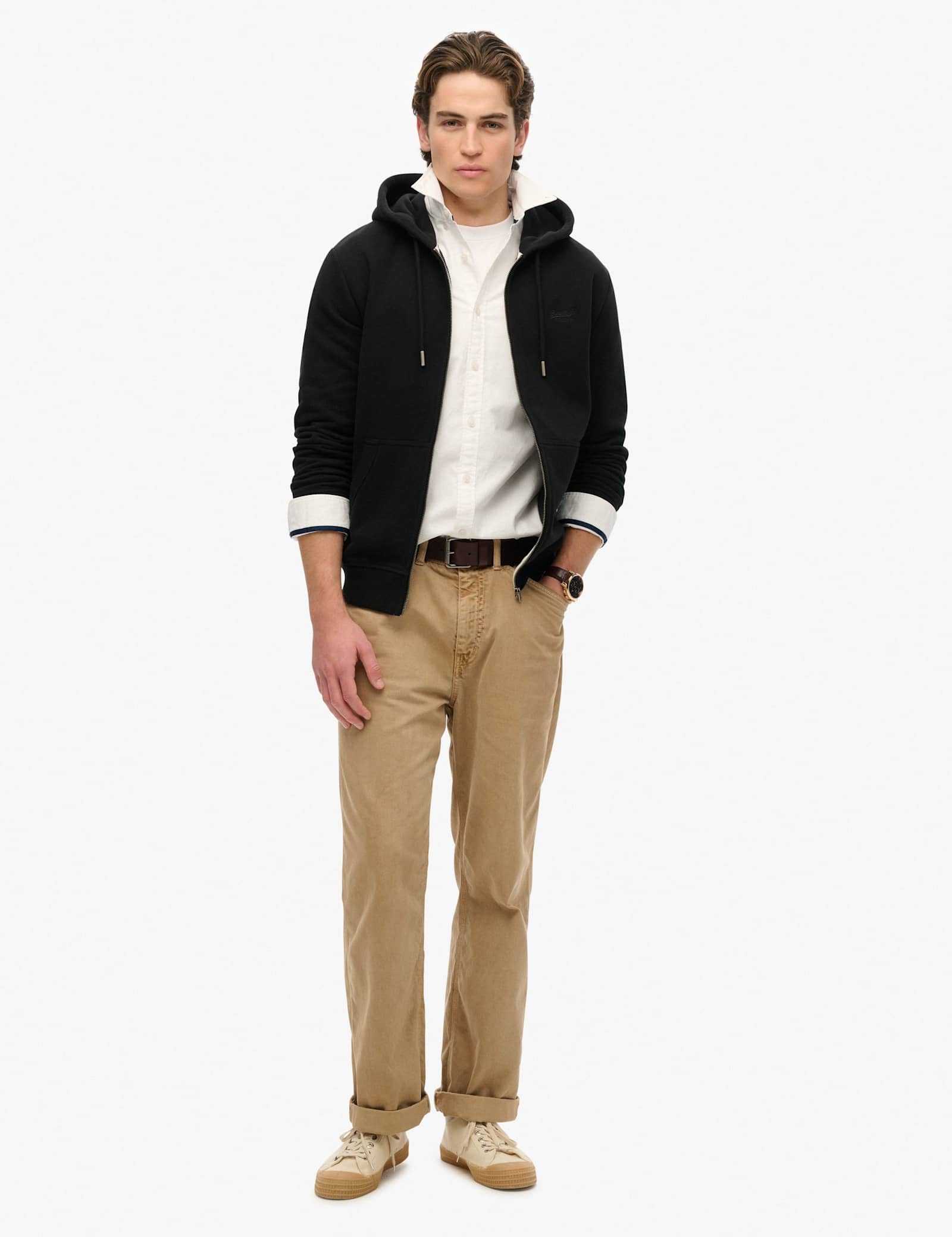 Cotton Rich Zip Up Hoodie - image 3