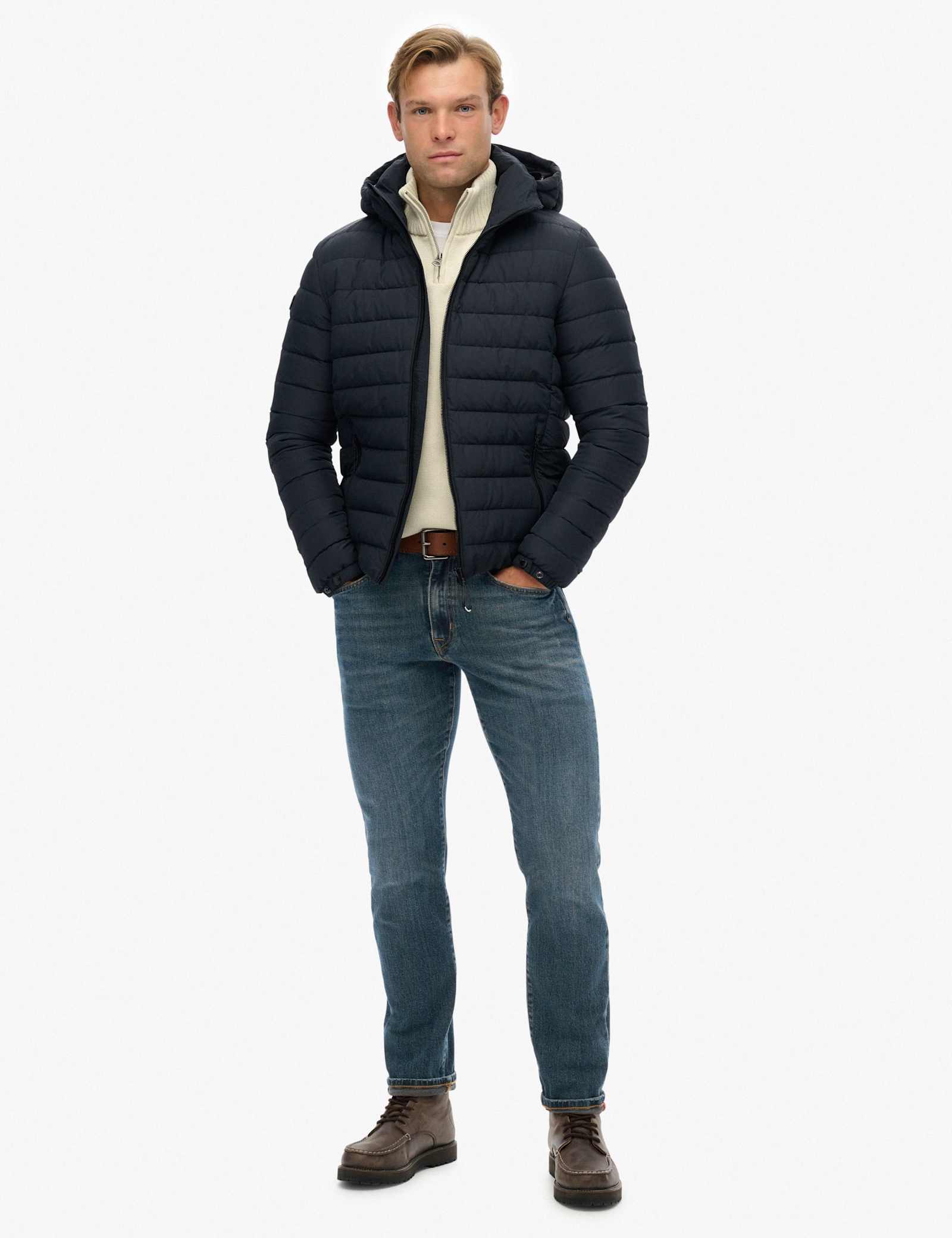 Hooded Padded Puffer Jacket - image 4
