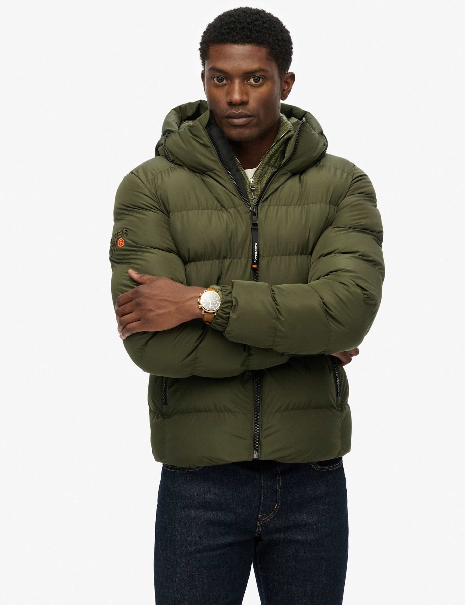 Padded Hooded Puffer Jacket - image 1