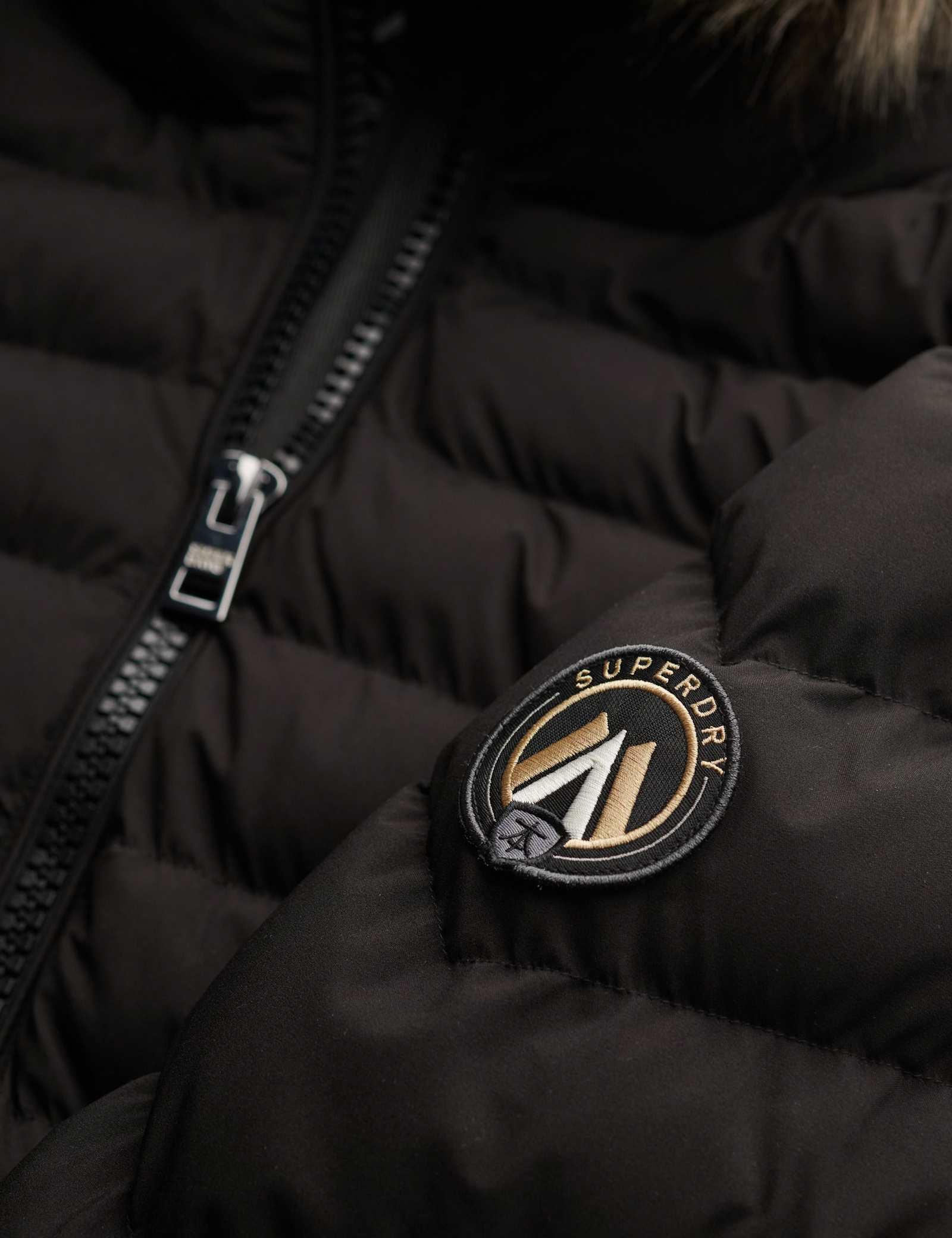 Hooded Funnel Neck Puffer Jacket - image 3