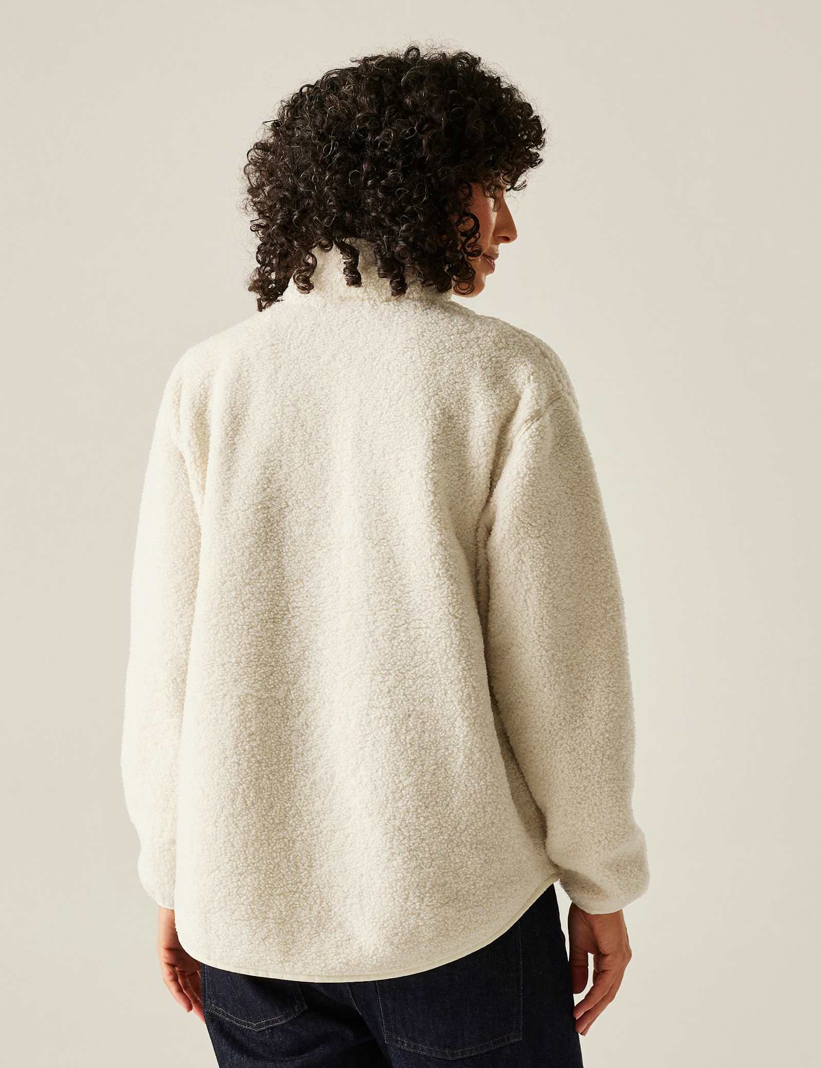Frankie Borg Funnel Neck Half Zip Fleece - image 3
