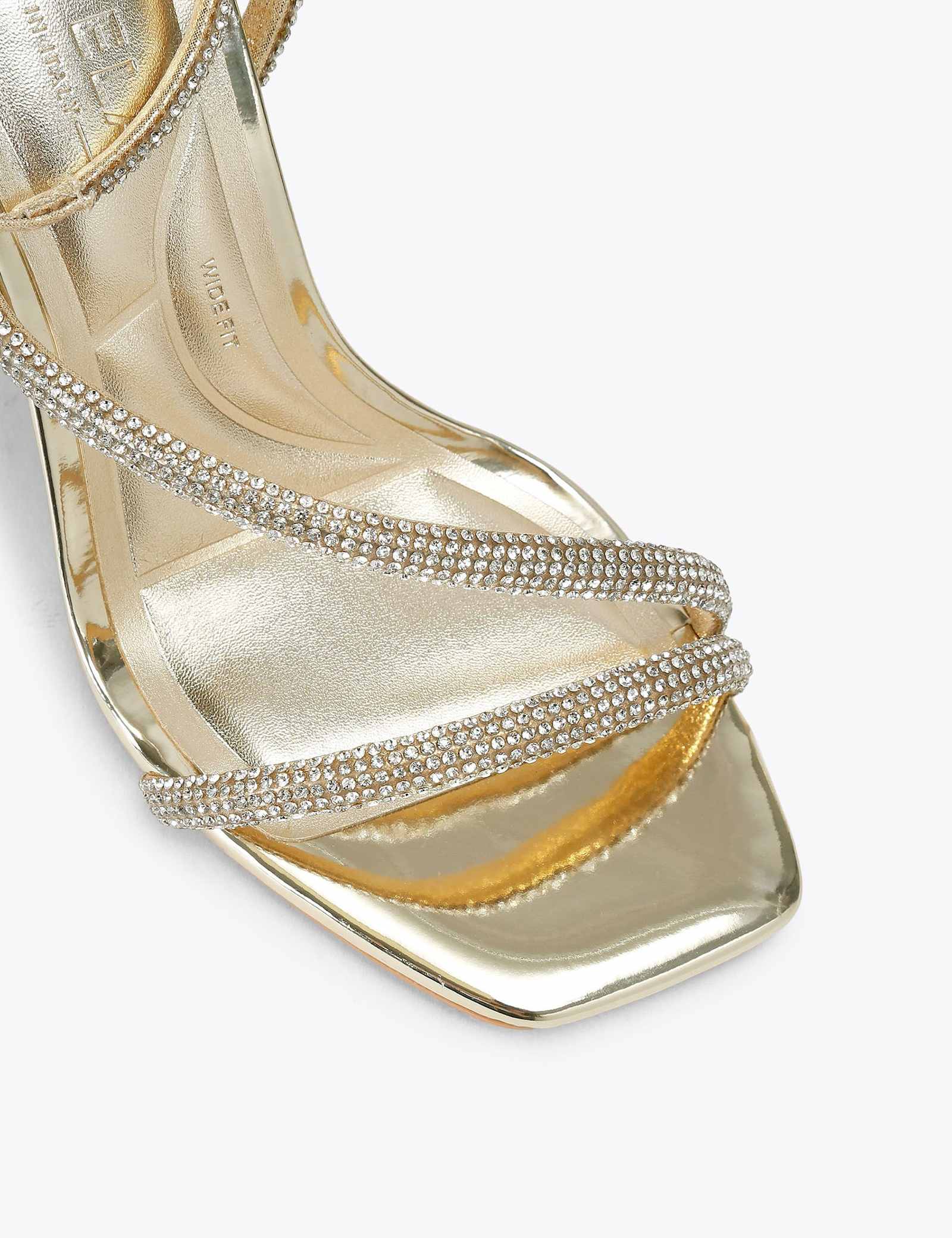 Wide Fit Sparkle Stiletto Heel Sandals - image 5