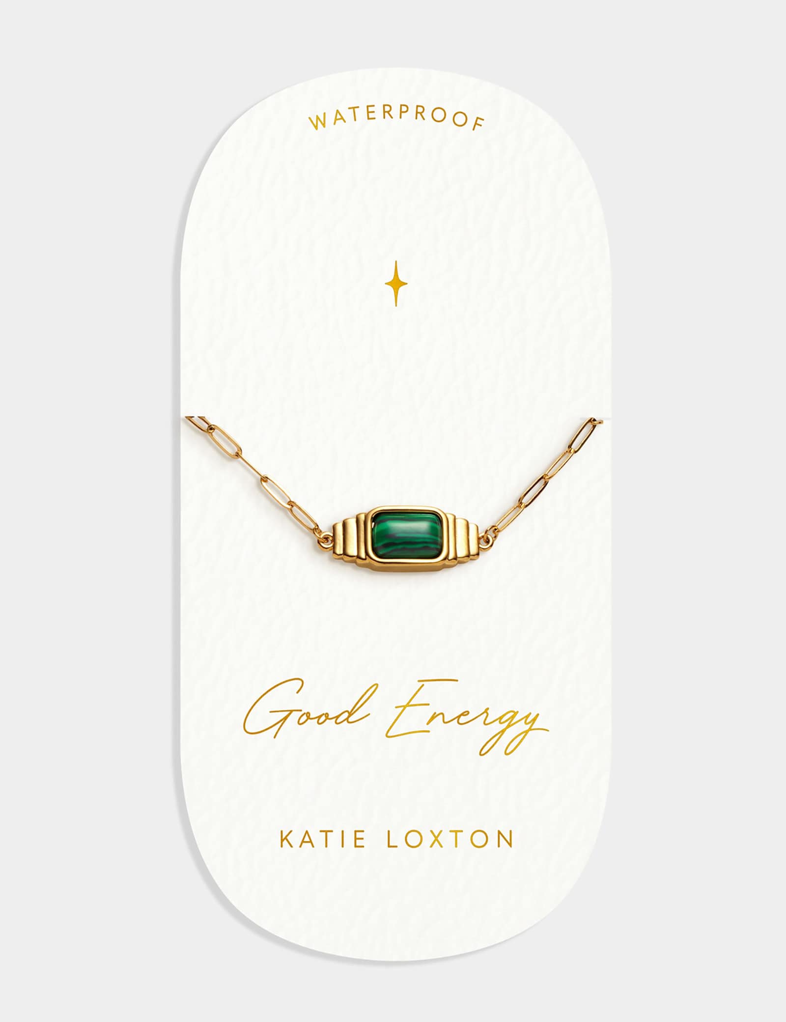 Gold Coated Good Energy Waterproof Bracelet - image 1