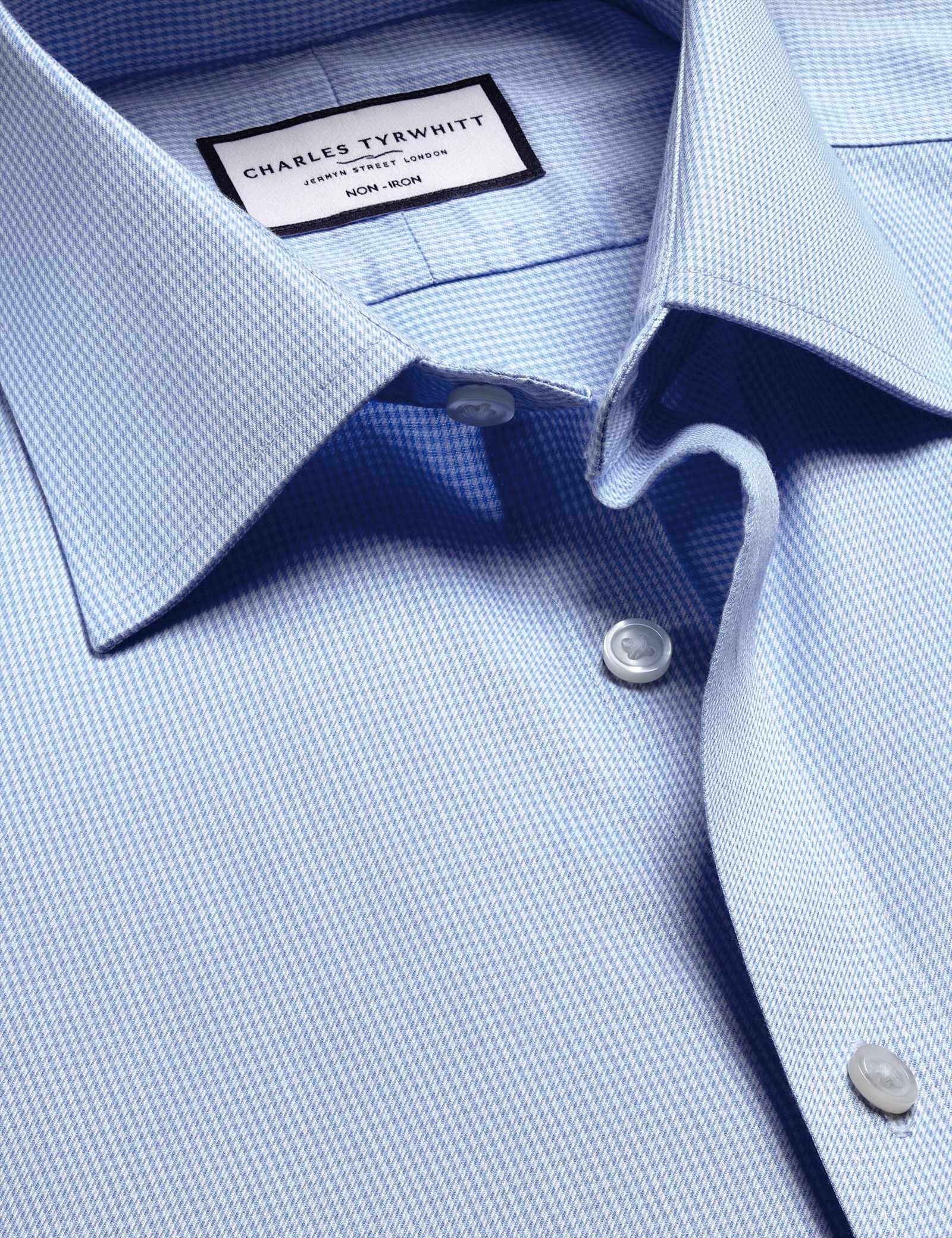 Non Iron Regular Fit Pure Cotton Check Shirt - image 3
