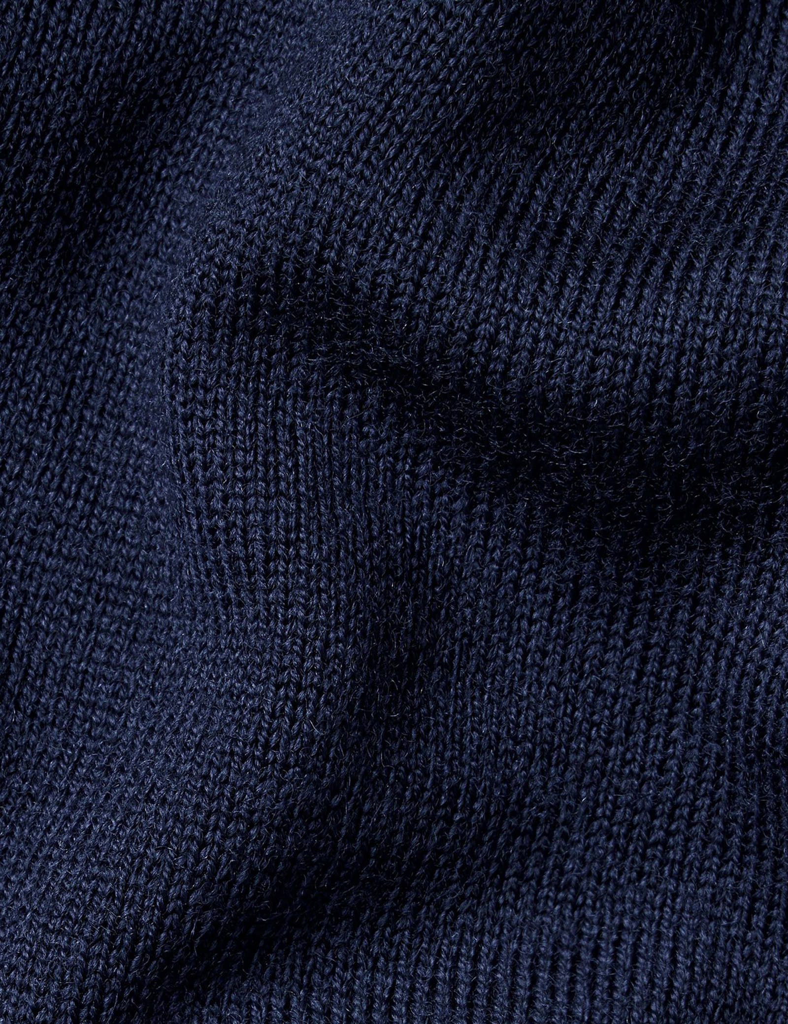 Pure Merino Wool Funnel Neck Cardigan - image 5