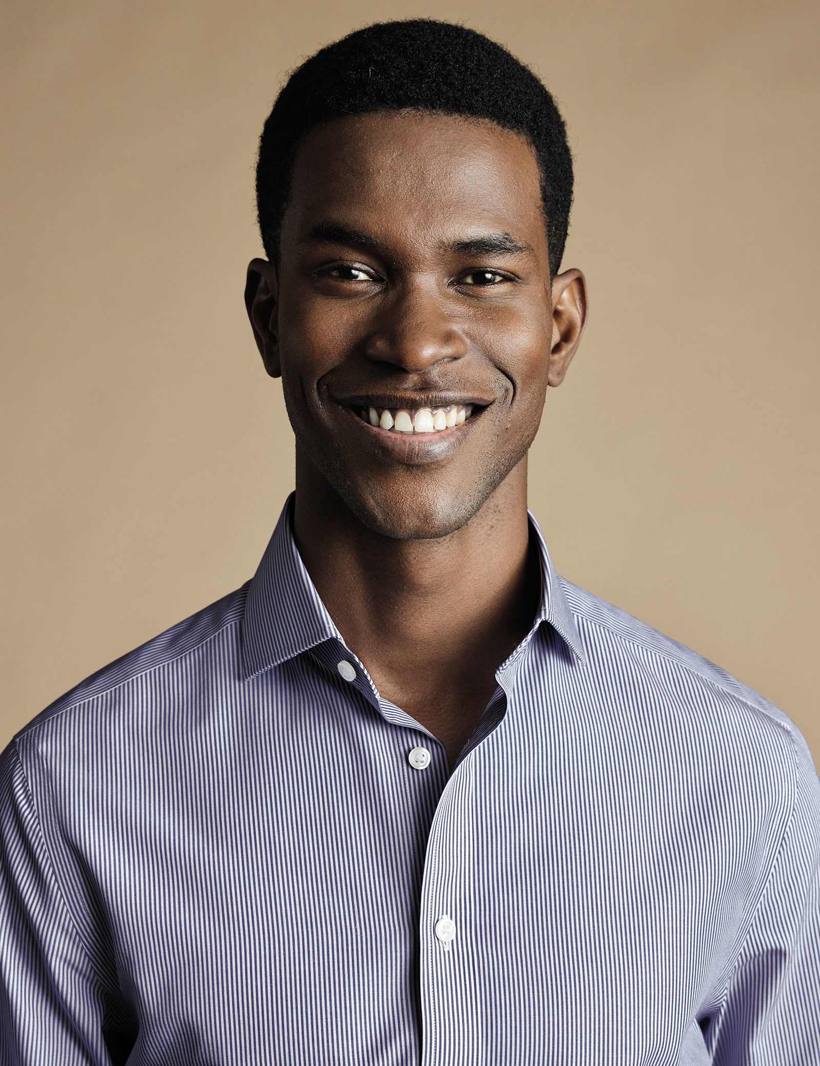 Slim Fit Non Iron Pure Cotton Twill Shirt - image 2