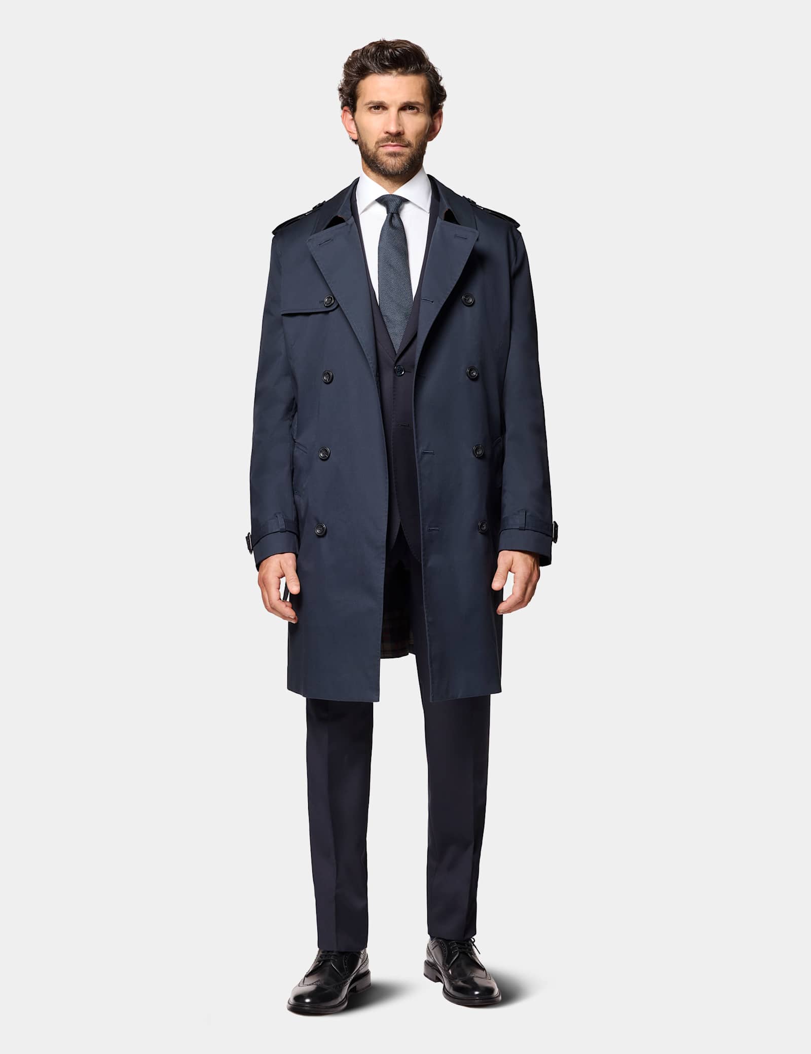 Cotton Rich Trench Coat - image 1