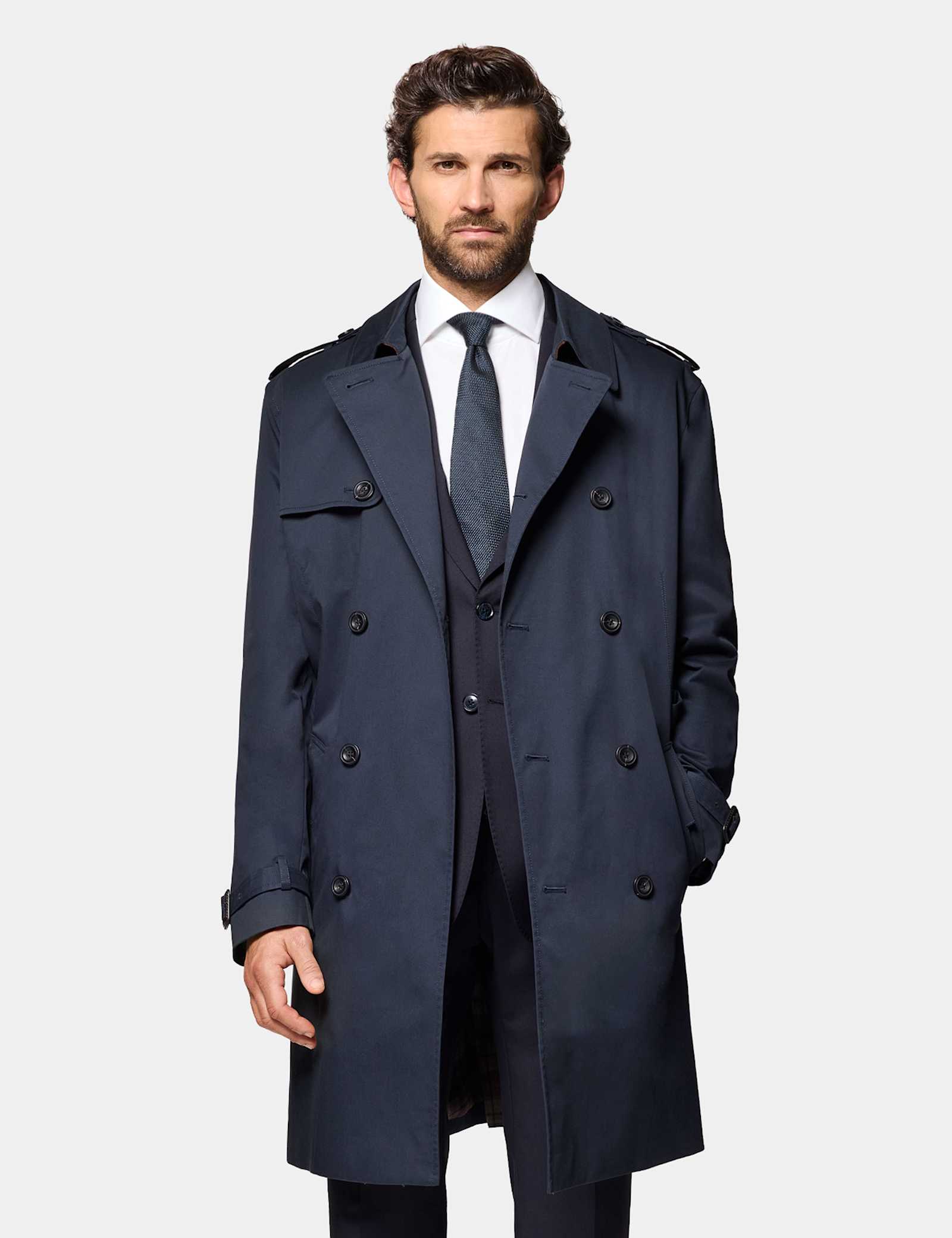 Cotton Rich Trench Coat - image 4