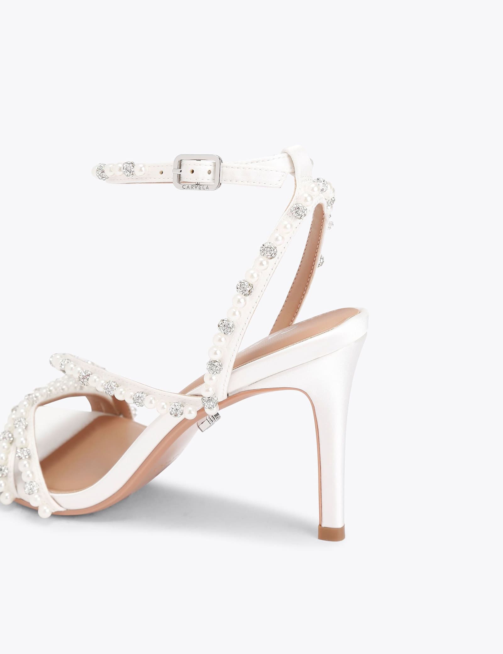 Embellished Strappy Stiletto Heel Sandals - image 4