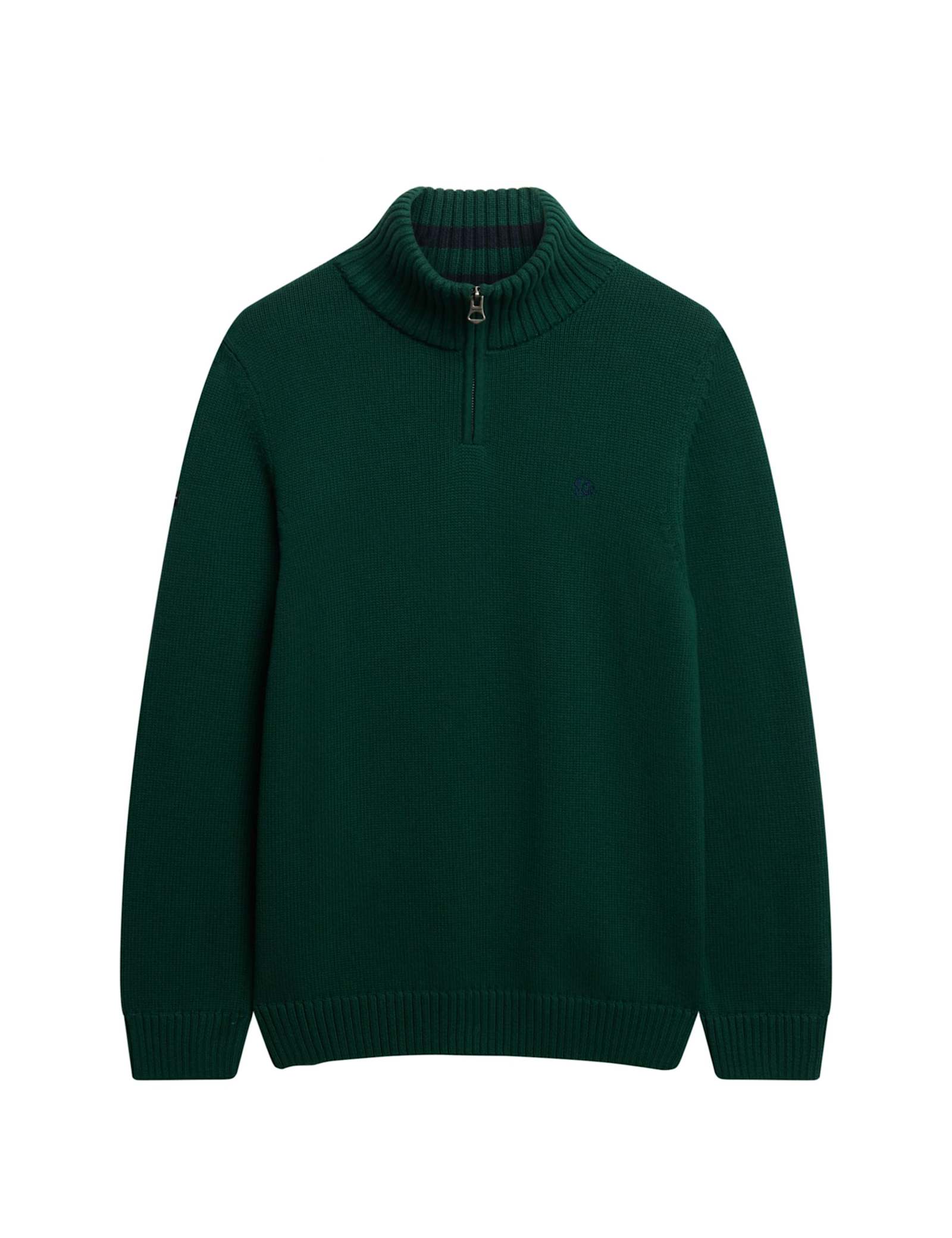 Pure Cotton Half Zip Jumper - image 2