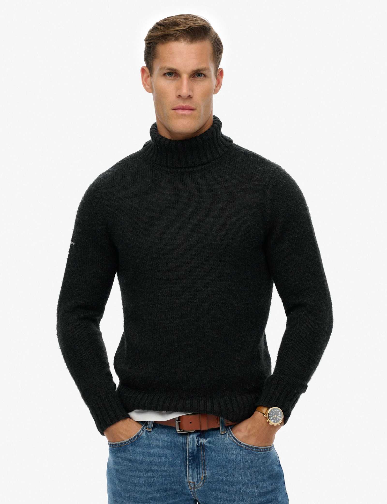 Brushed Roll Neck Jumper - image 1
