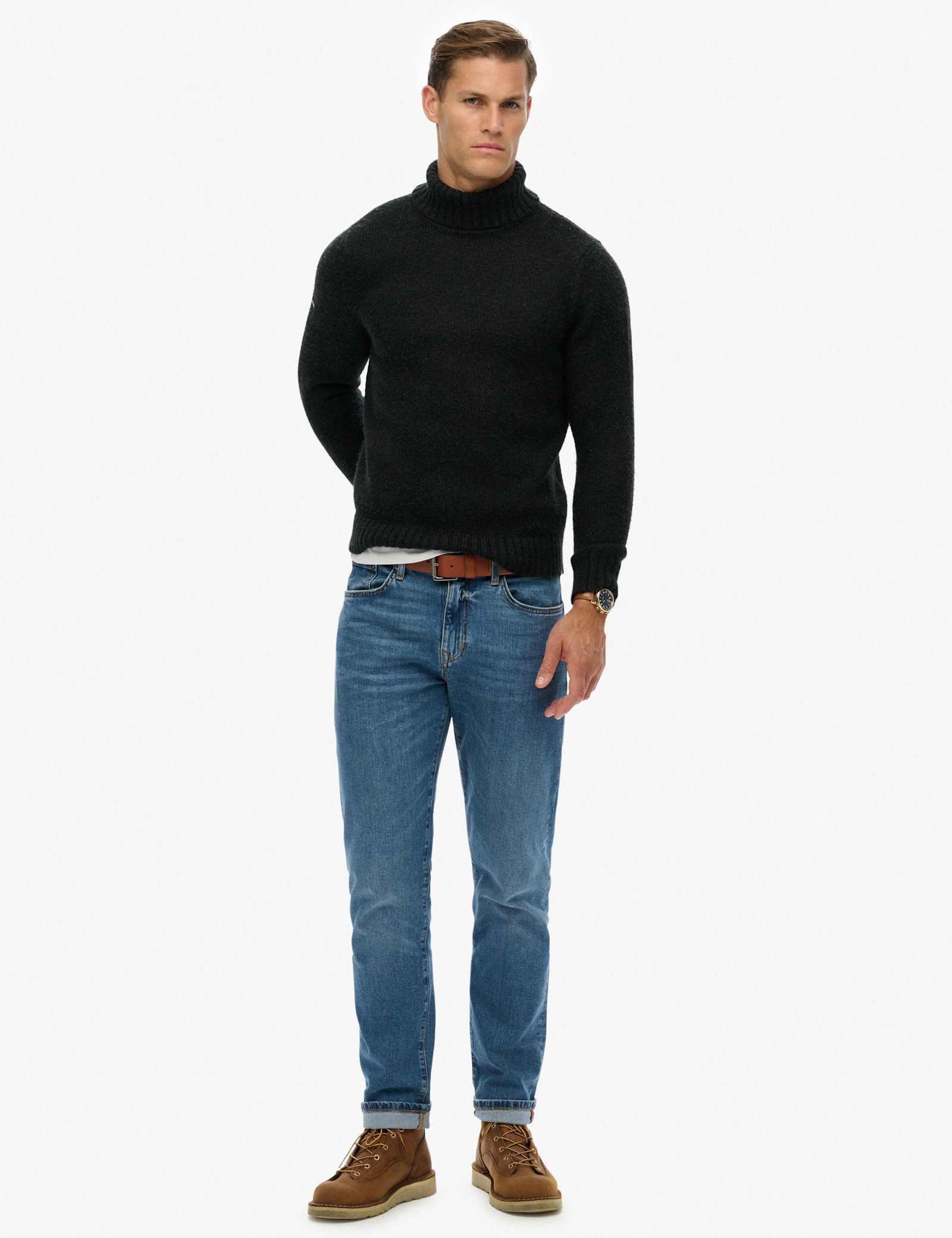 Brushed Roll Neck Jumper - image 5