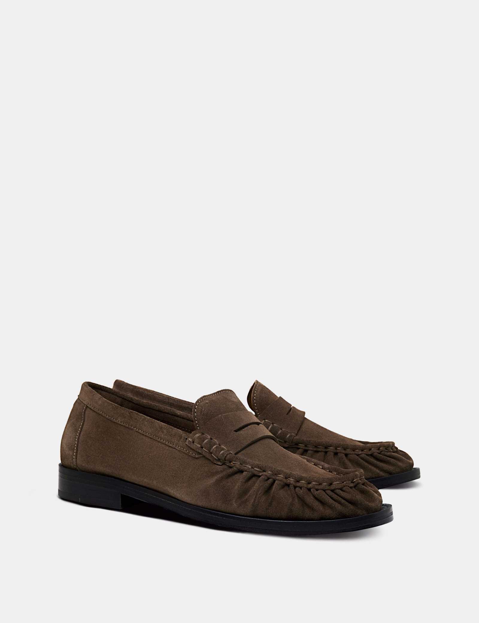 Suede Moccasin Loafers - image 2