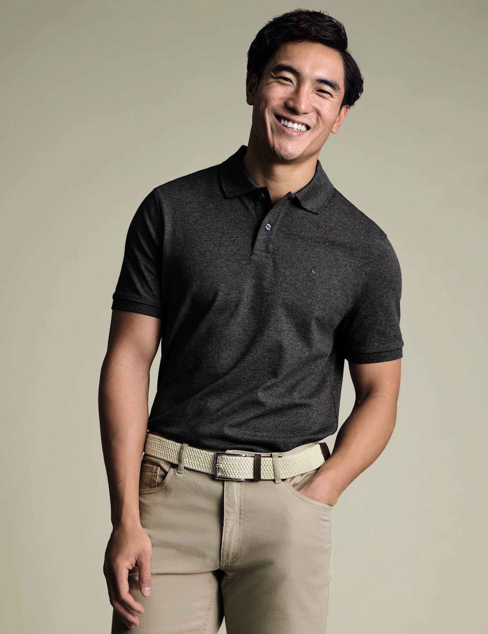 Cotton Rich Pique Polo Shirt - image 1