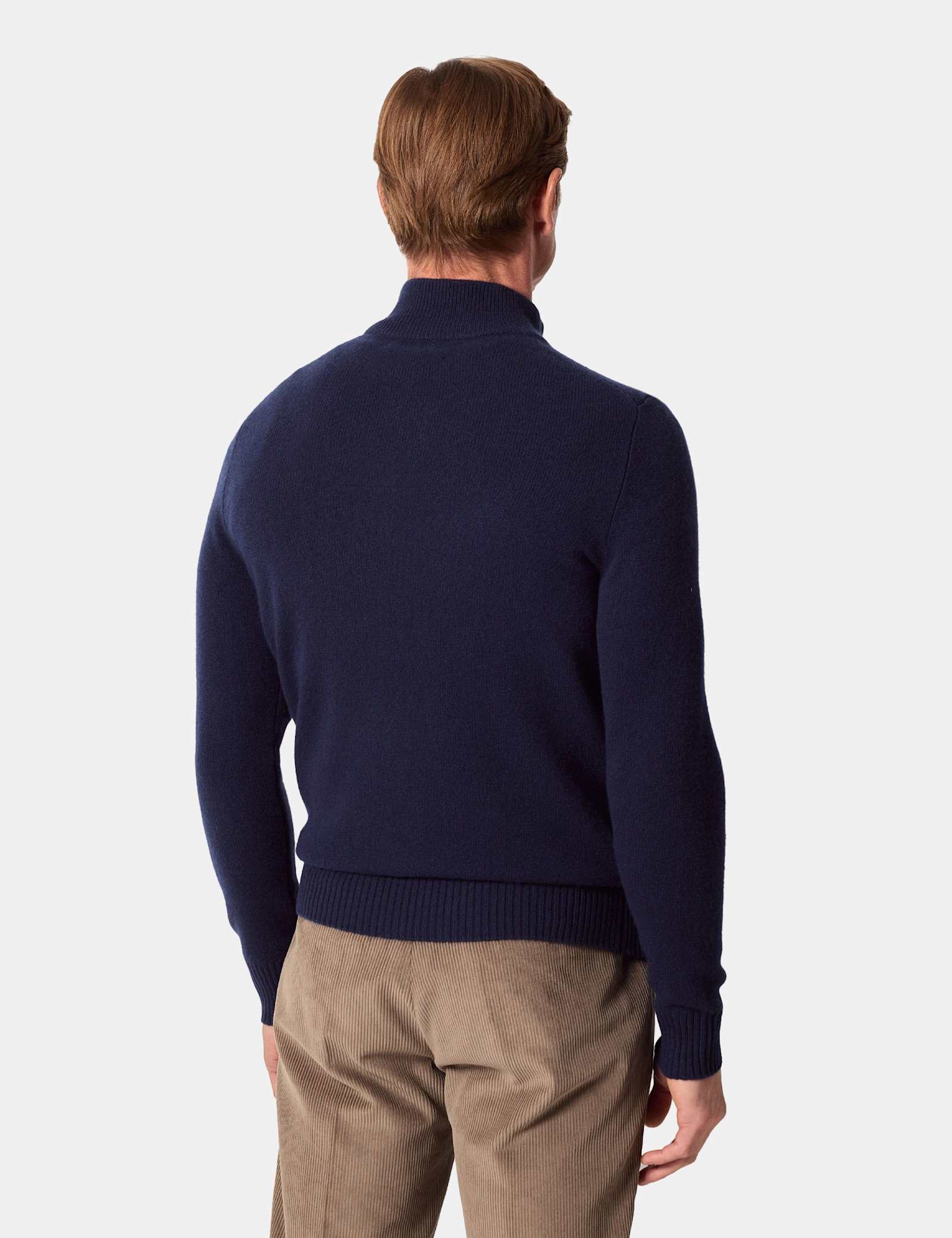 Pure Lambswool Funnel Neck Jumper - image 3