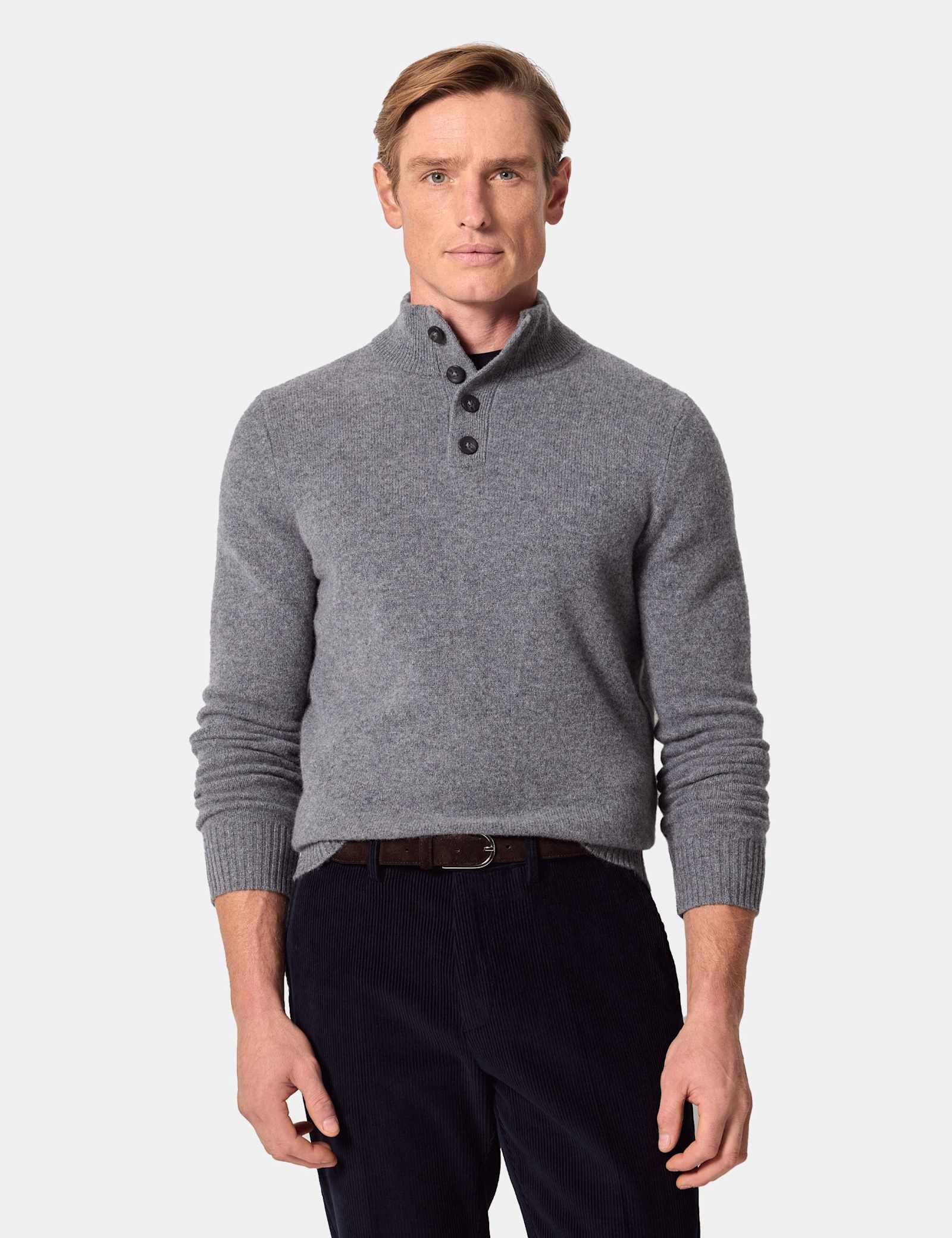 Pure Lambswool Funnel Neck Jumper - image 1