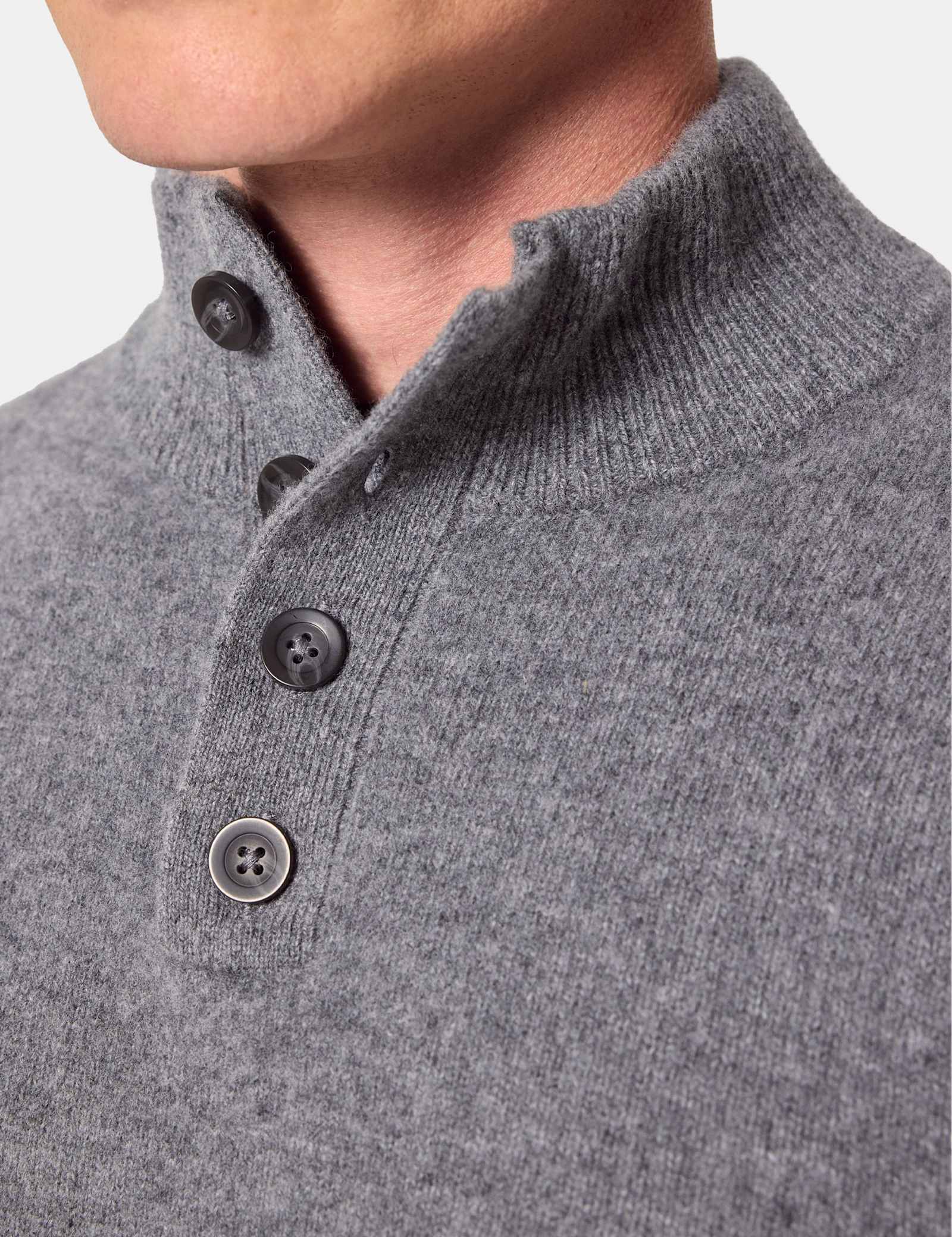 Pure Lambswool Funnel Neck Jumper - image 4