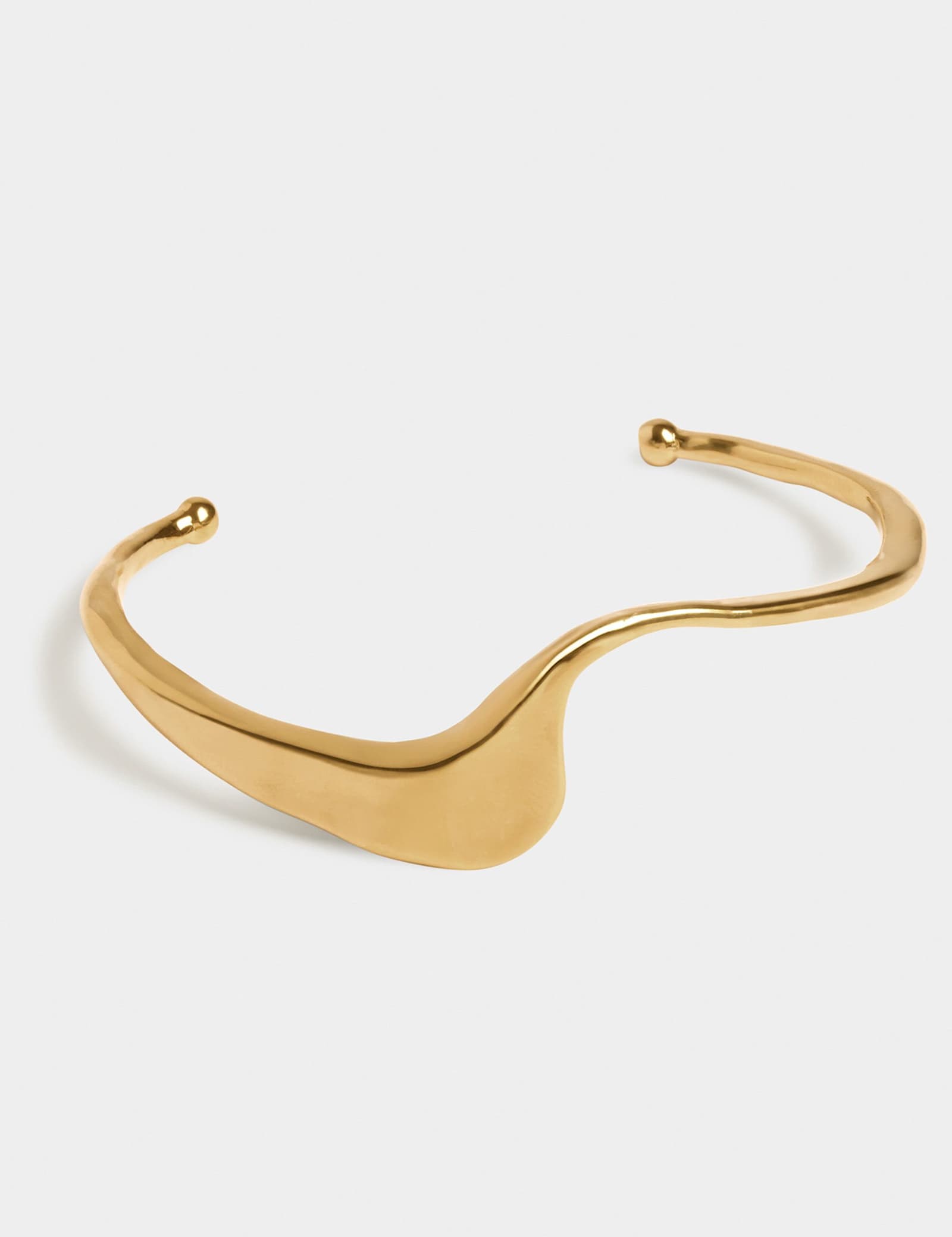 Gold Plated Waterproof Cuff Bangle - image 4