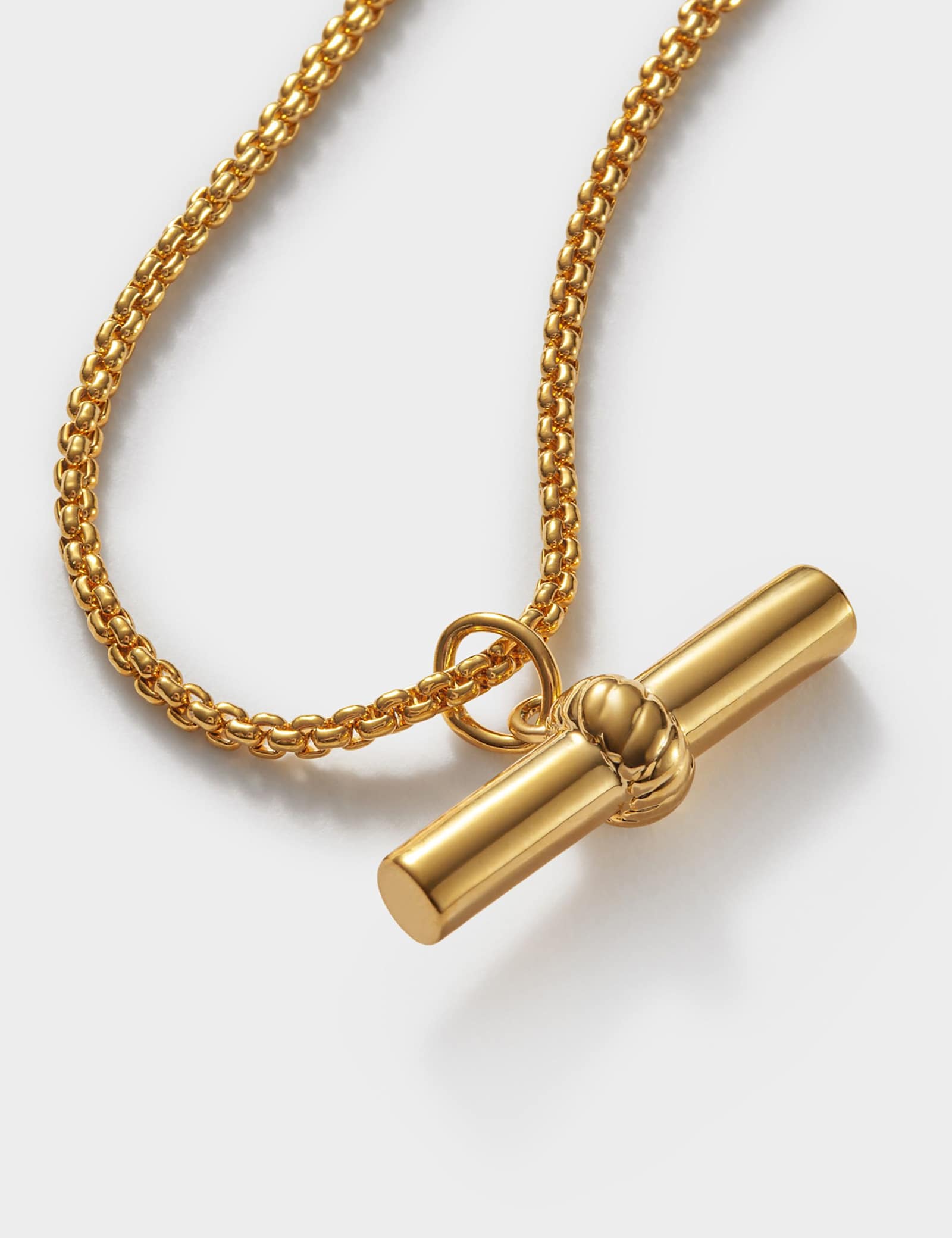 Gold Plated T-Bar Bracelet - image 4