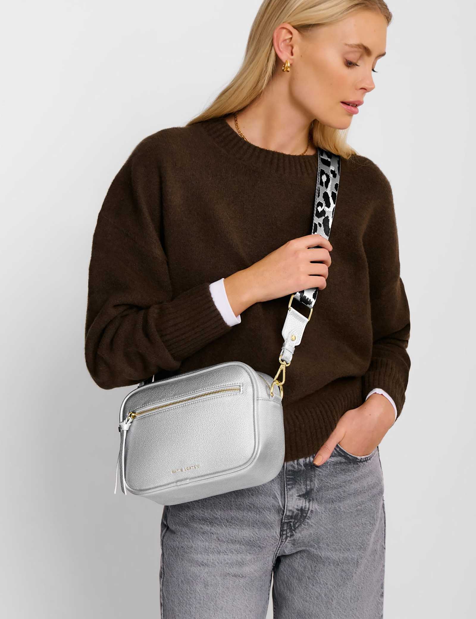 Personalised Faux Leather Cross Body Bag - image 3