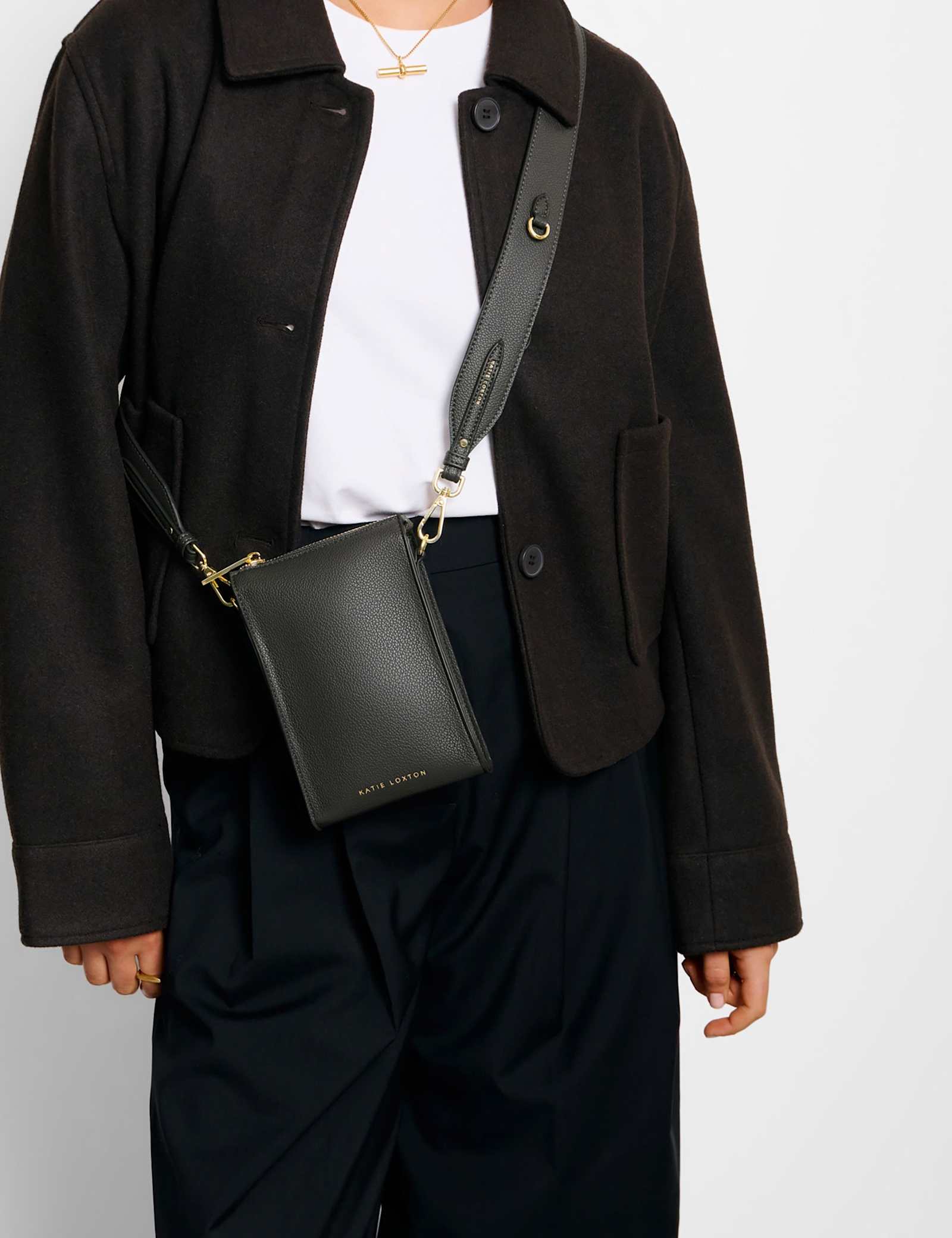 Personalised Faux Leather Cross Body Bag - image 1
