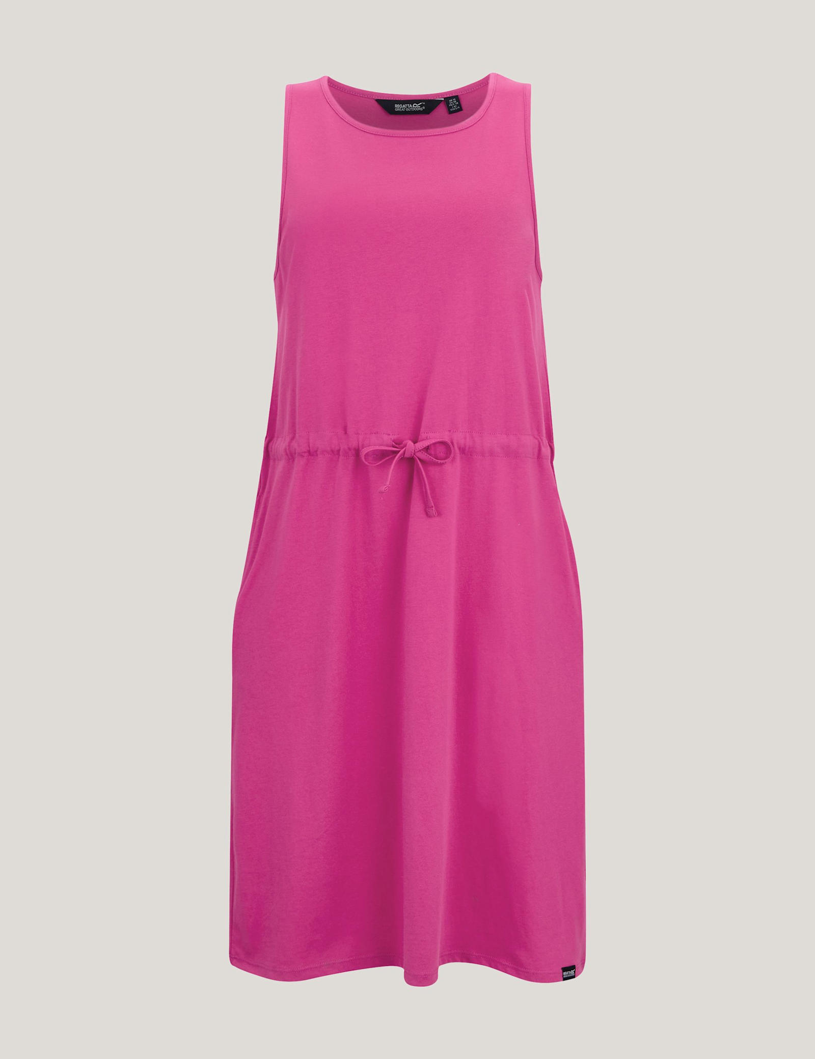 Amorie Cotton Rich Knee Length Waisted Dress - image 1