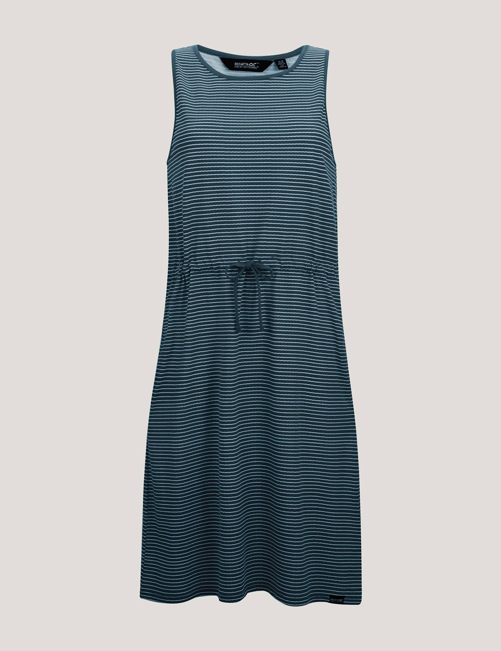 Amorie Cotton Rich Striped Waisted Dress - image 3