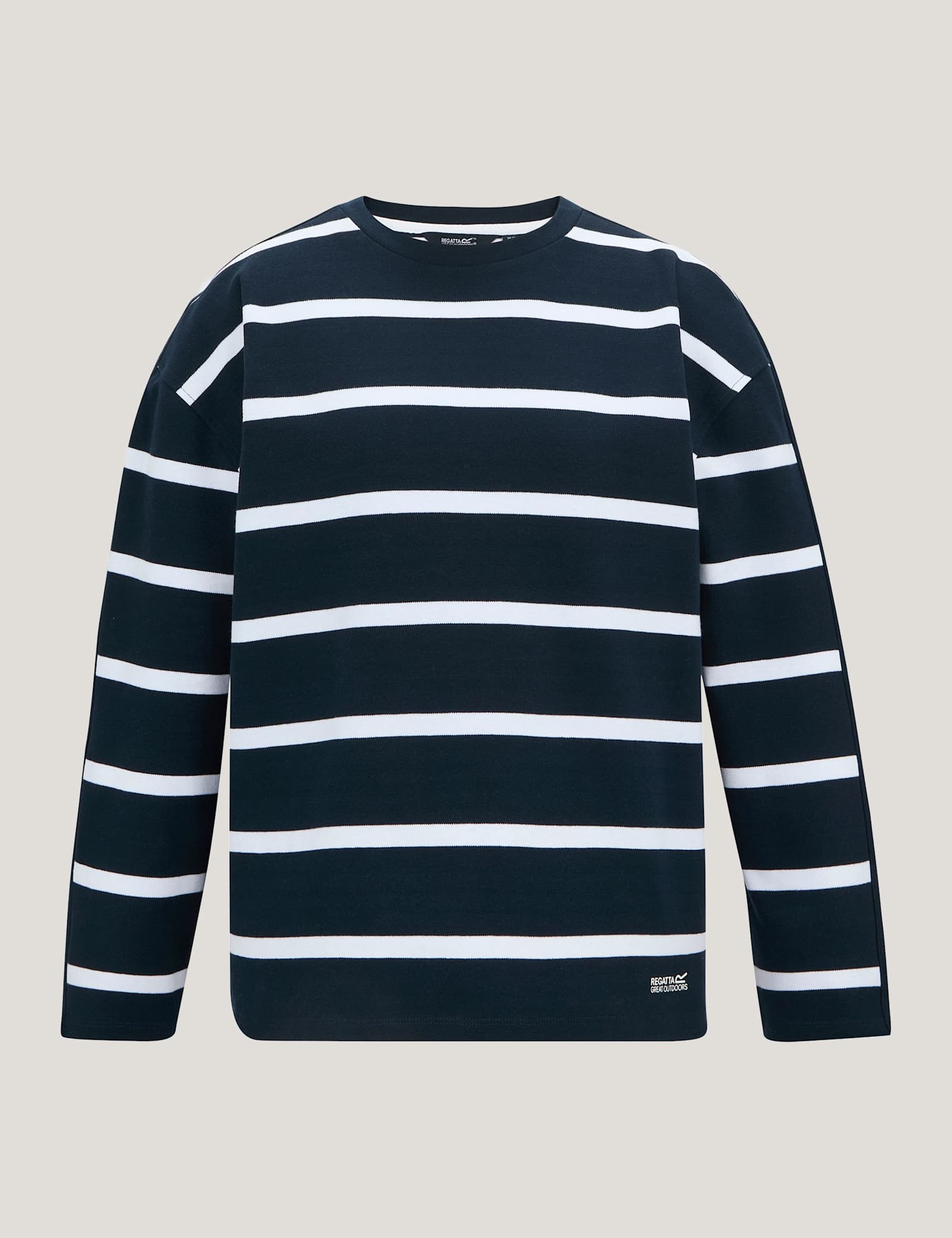 Avira Cotton Rich Striped Sweatshirt - image 2