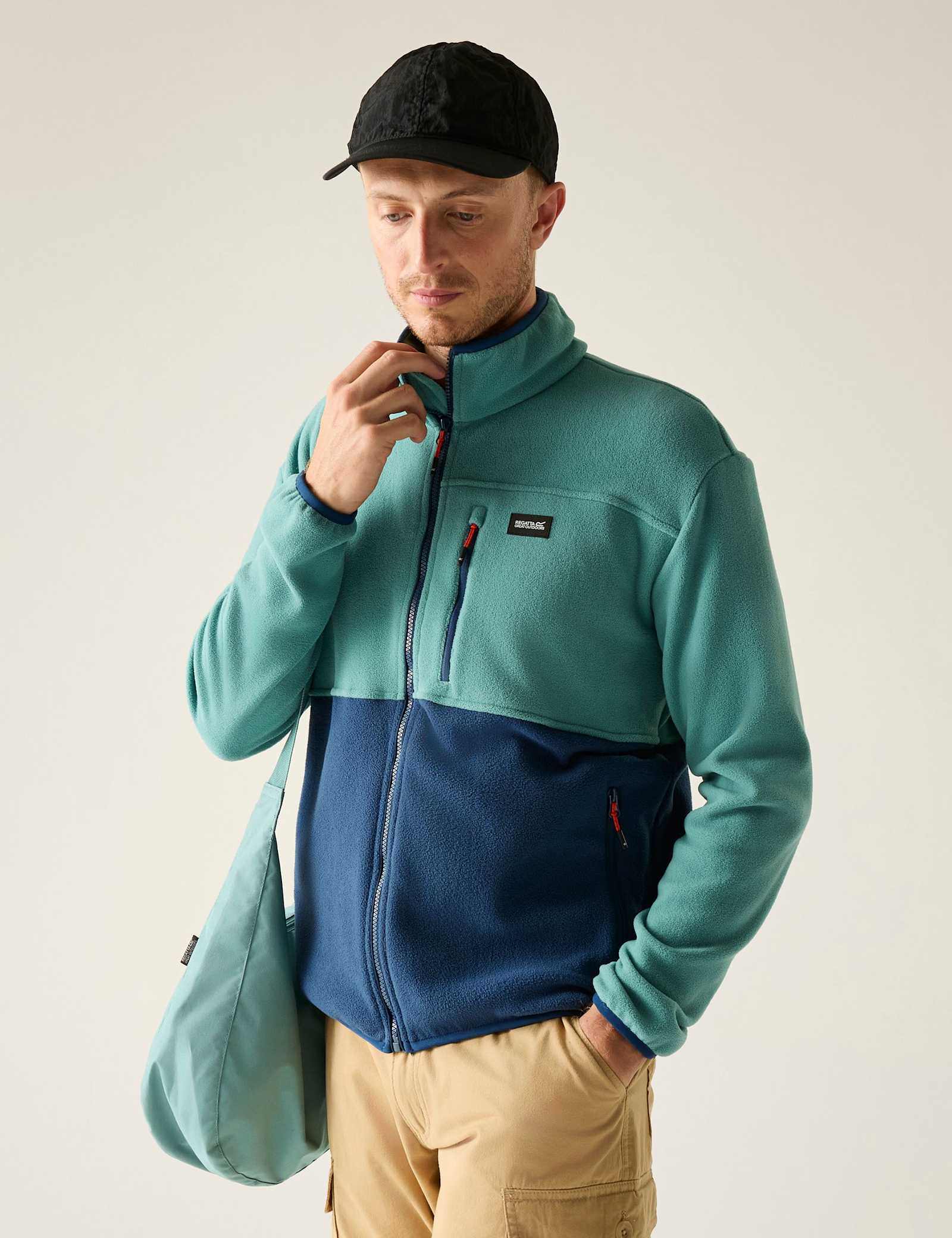 Frankie Colour Block Zip Up Fleece - image 3