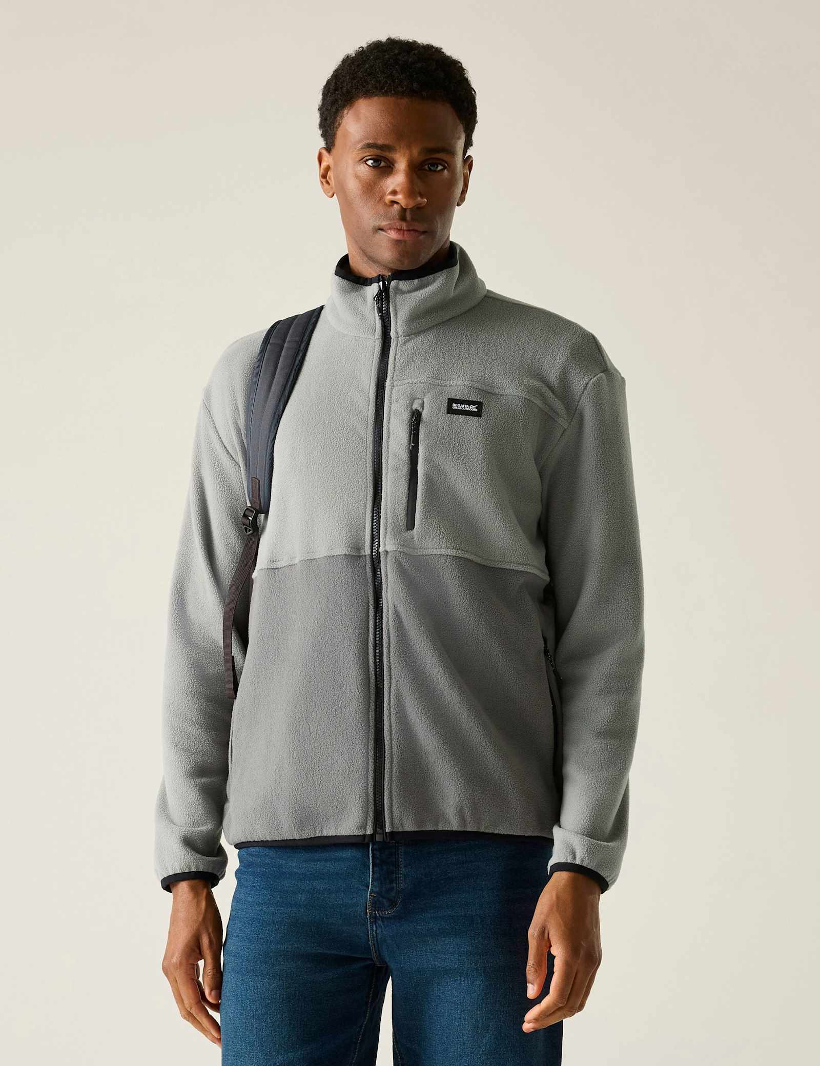 Frankie Colour Block Zip Up Fleece - image 4