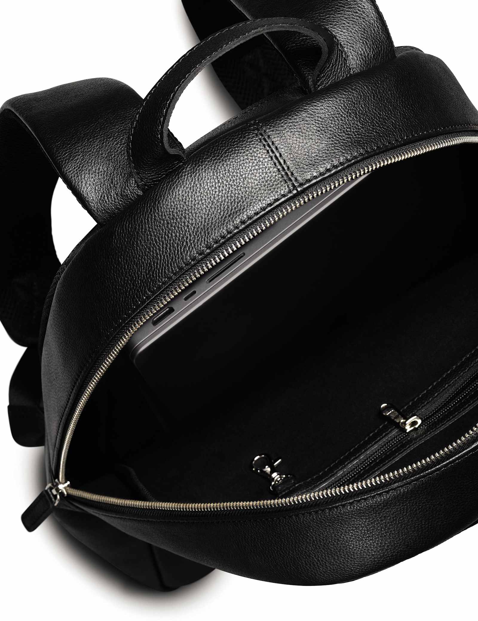 Grain Leather Backpack - image 4