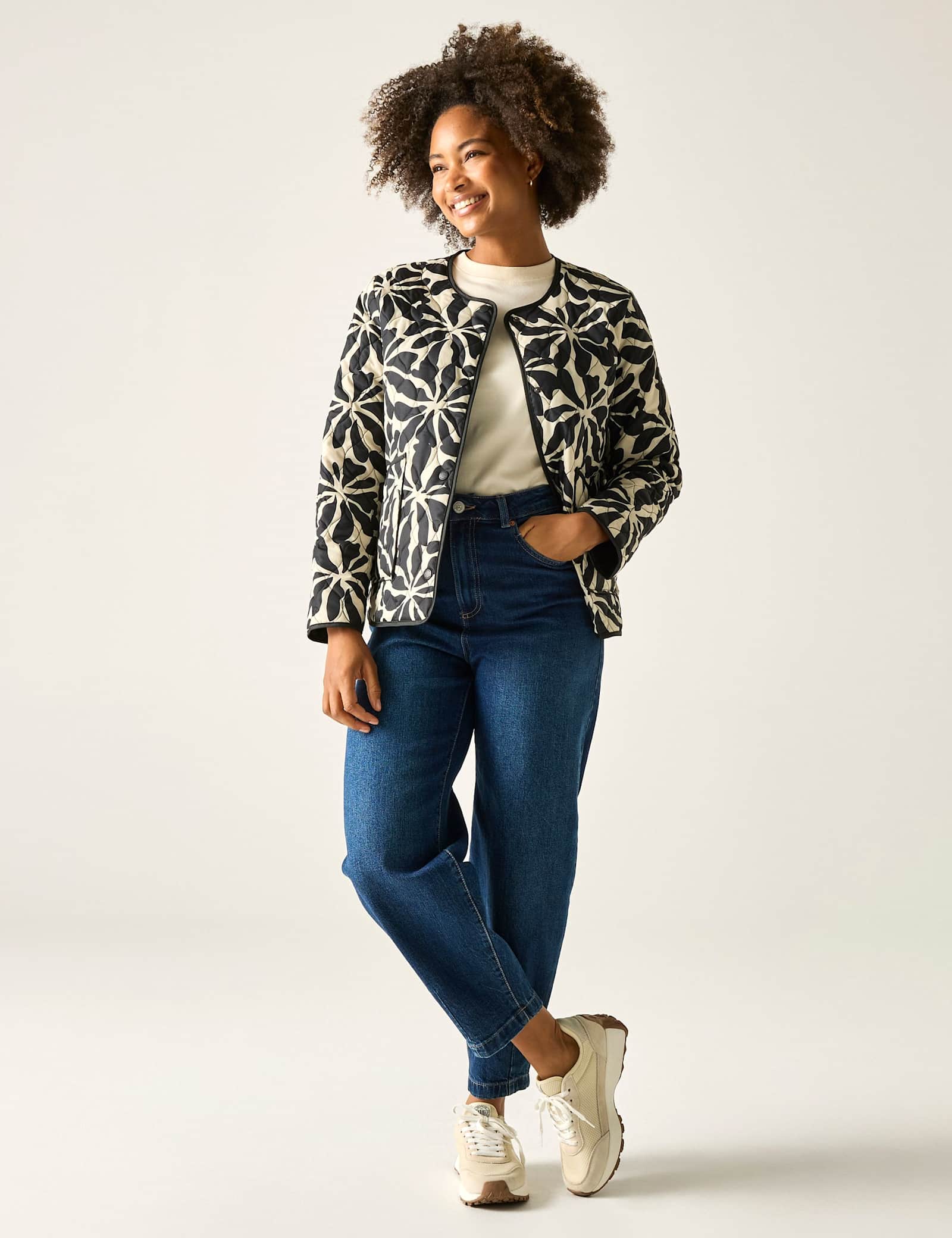 Mira Floral Oversized Puffer Jacket - image 3