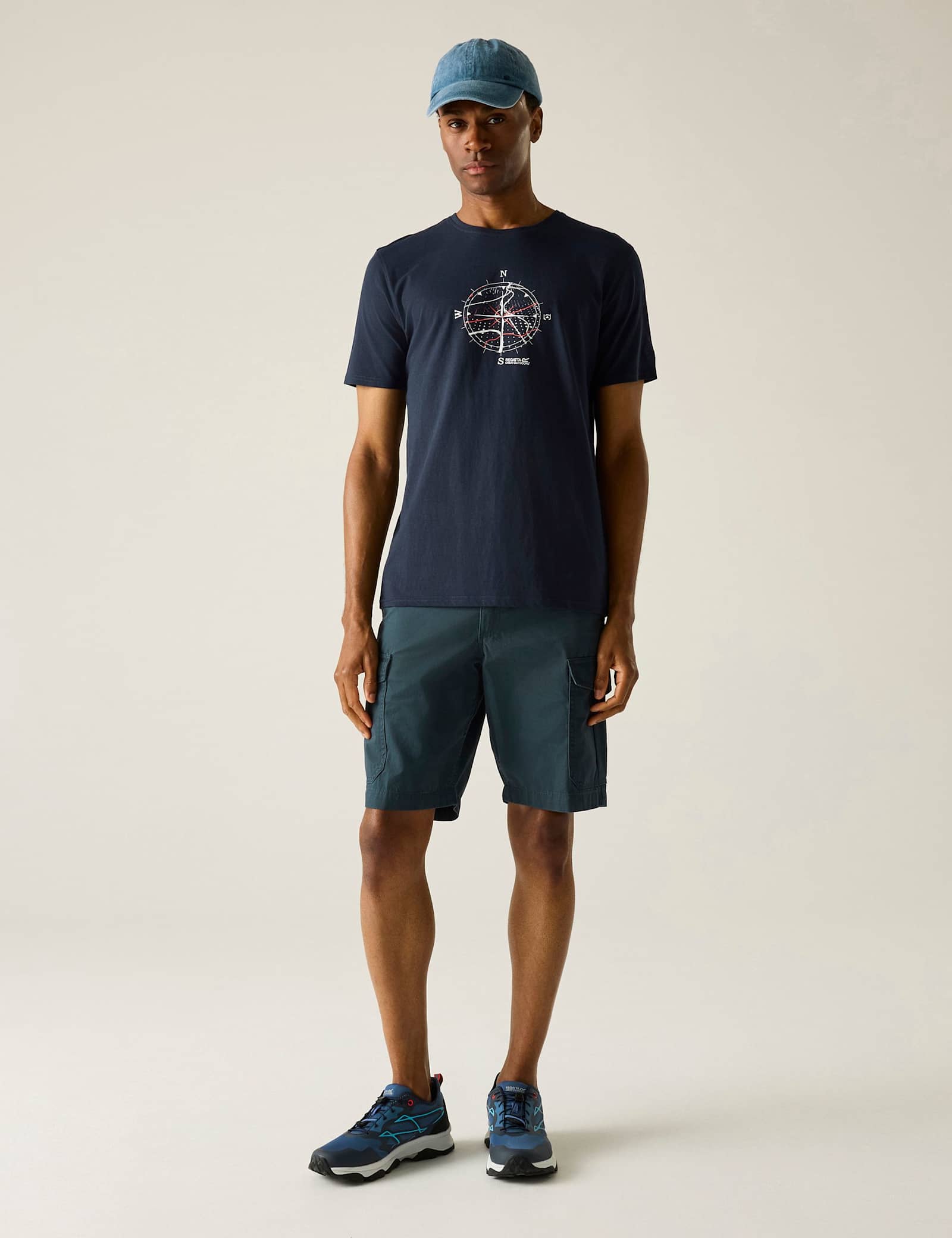 Cline IX Cotton Rich Compass Graphic T-Shirt - image 5