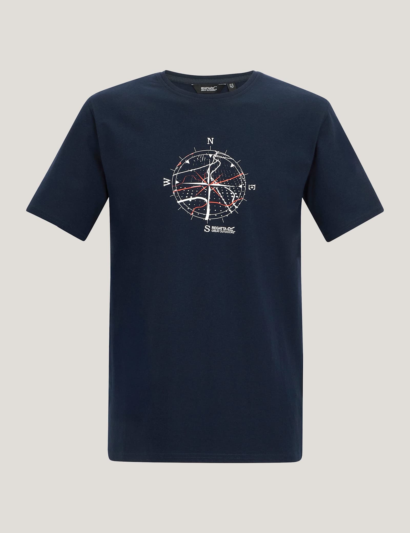 Cline IX Cotton Rich Compass Graphic T-Shirt - image 1