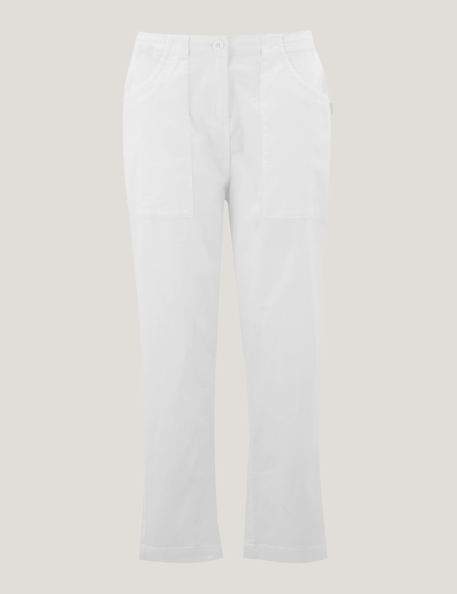 Shorebella Cotton Blend Straight Leg Cropped Trousers - image 1