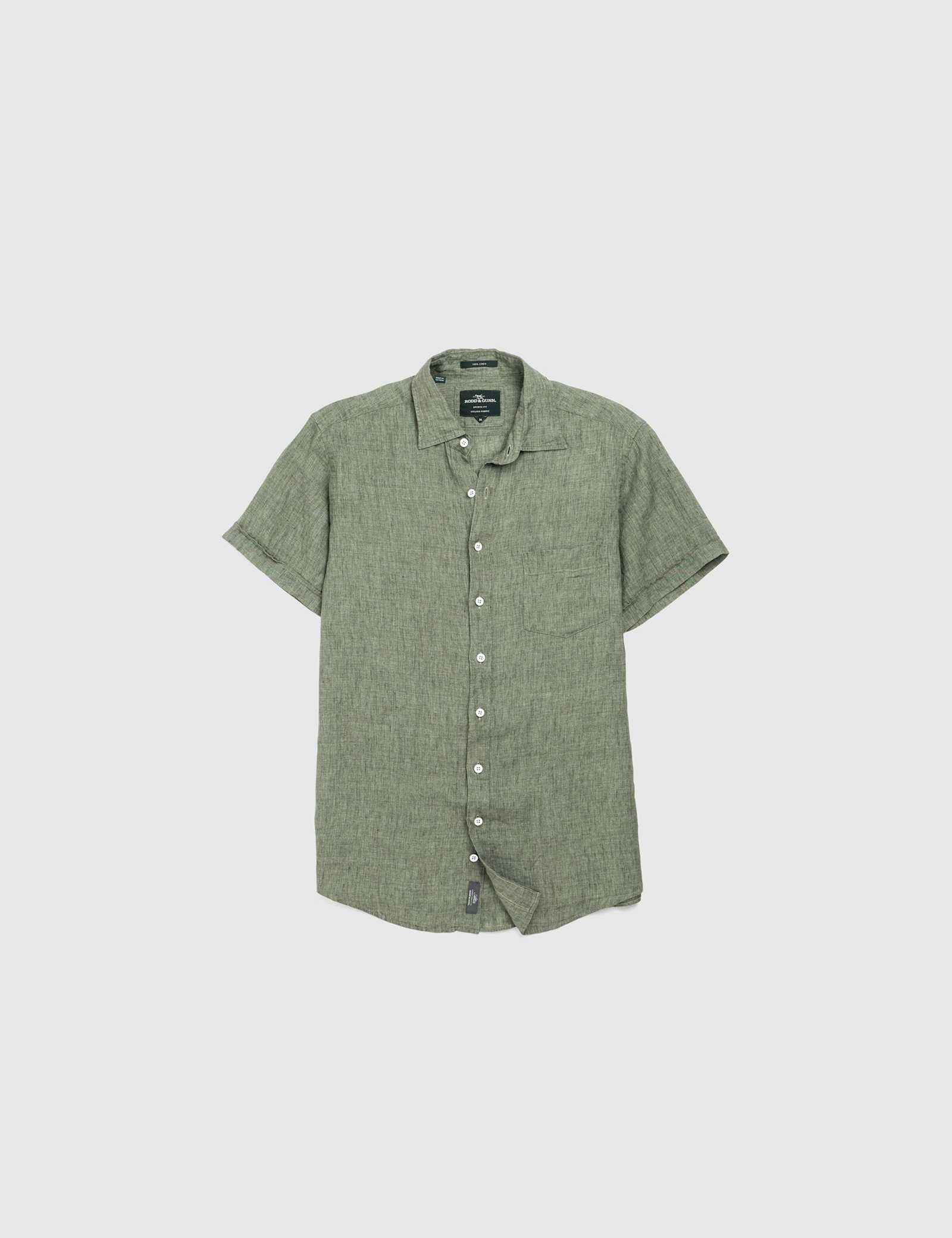 Palm Beach Slim Fit Pure Linen Shirt - image 5