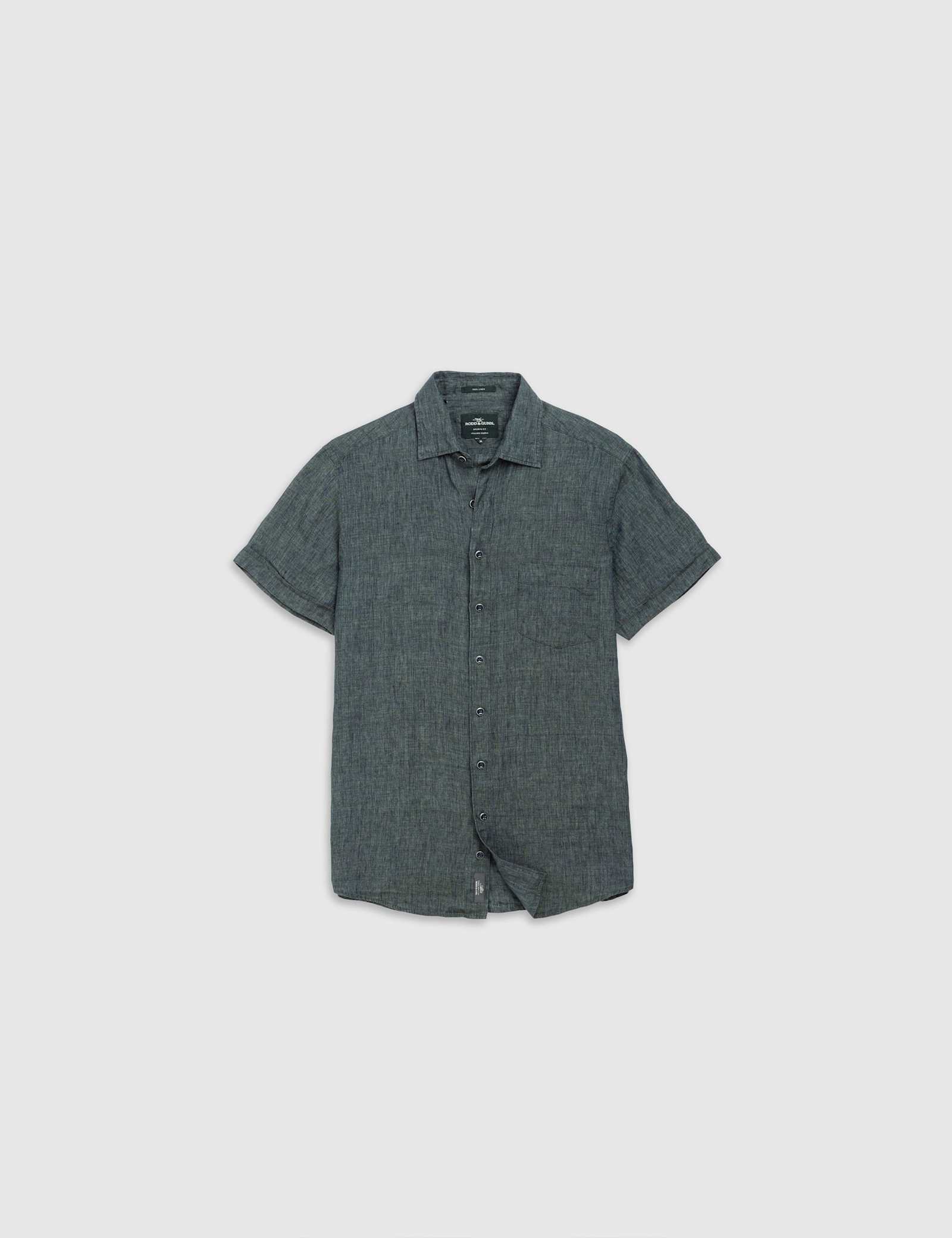 Palm Beach Slim Fit Pure Linen Shirt - image 1