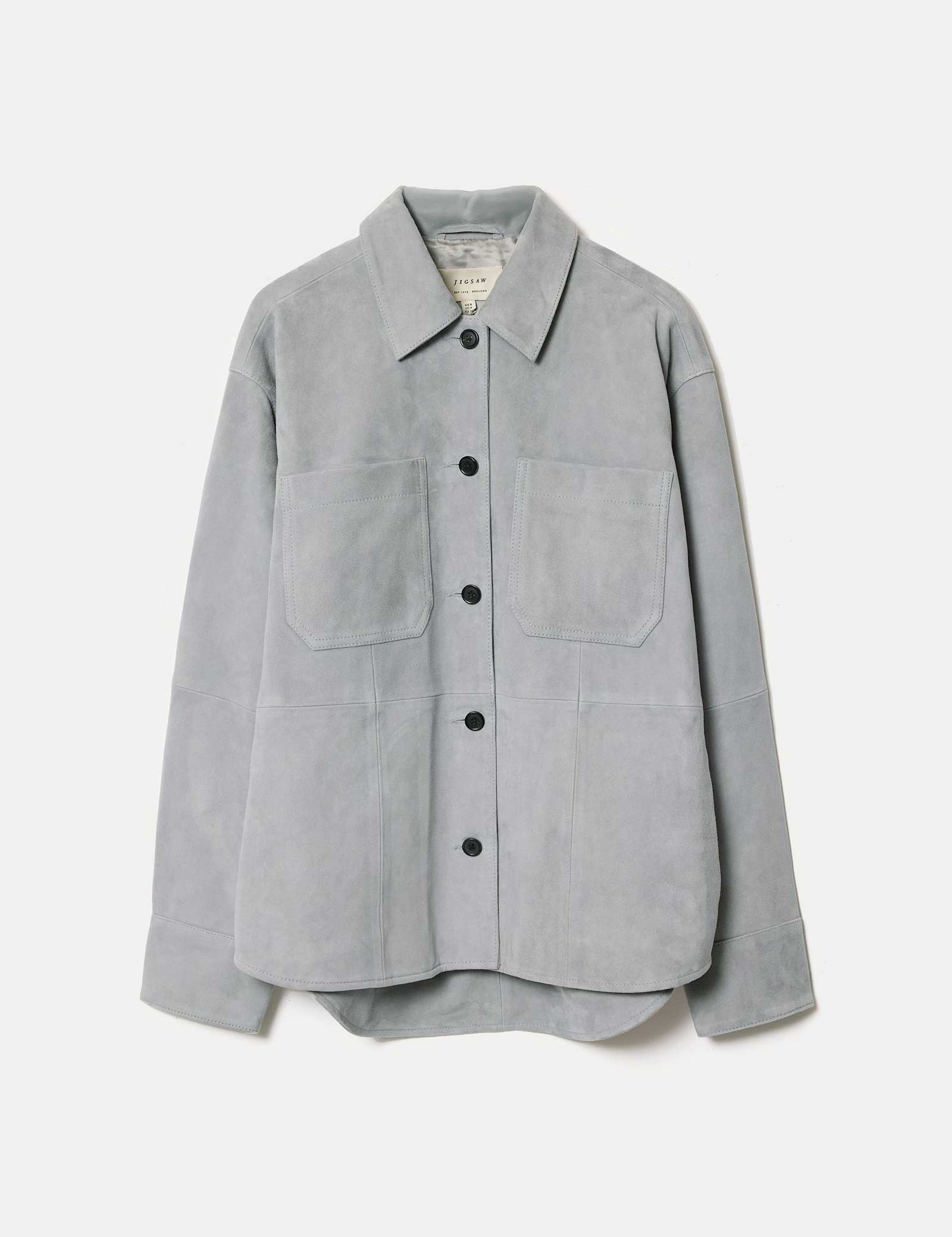 Suede Textured Collared Shirt - image 1