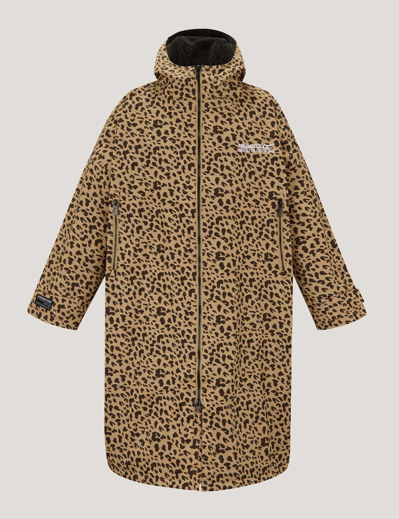 Waterproof Leopard Hooded Changing Robe - image 1