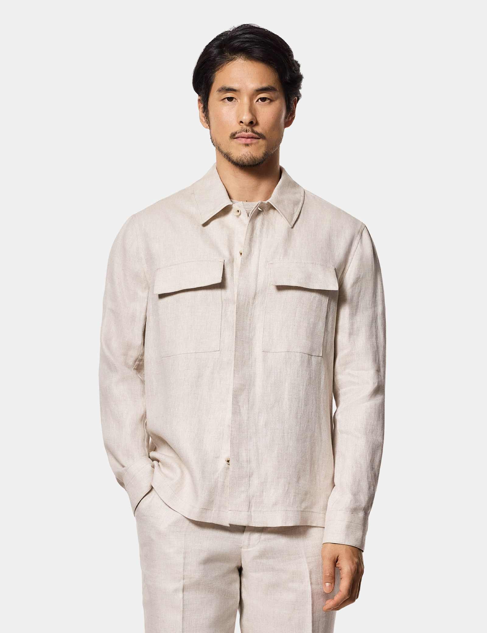 Pure Linen Overshirt - image 4
