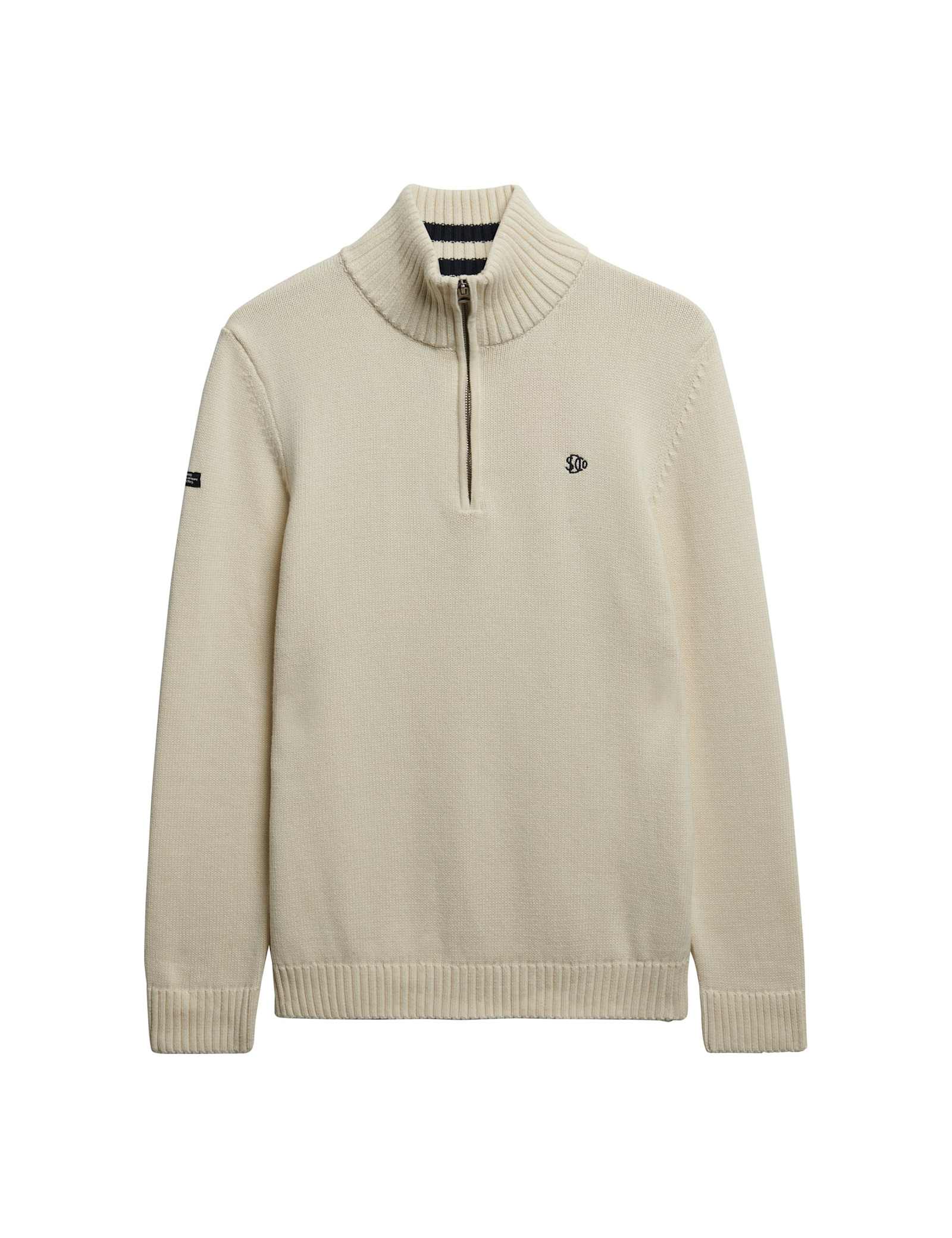 Pure Cotton Half Zip Jumper - image 1