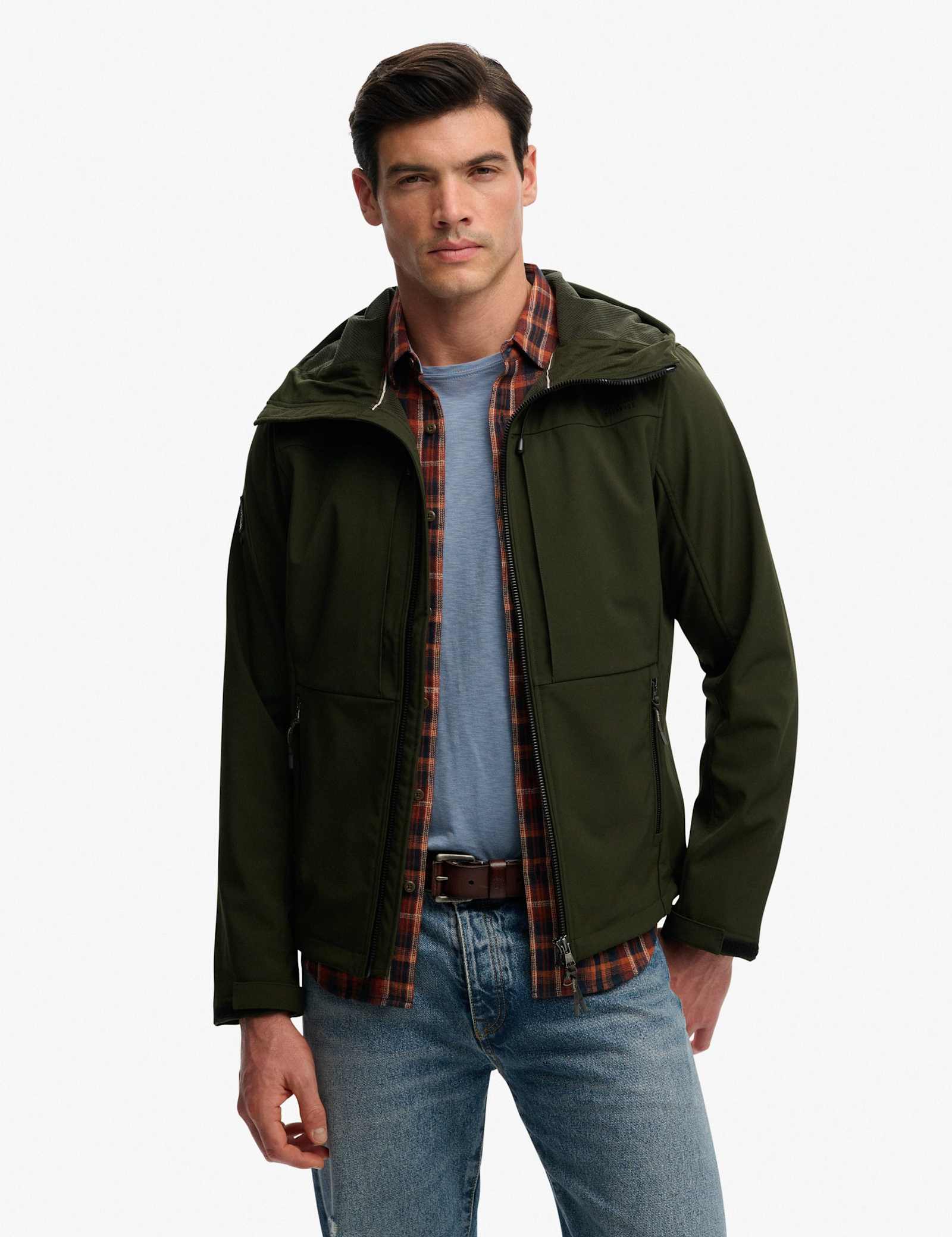 Water Resistant Hooded Softshell Jacket - image 2