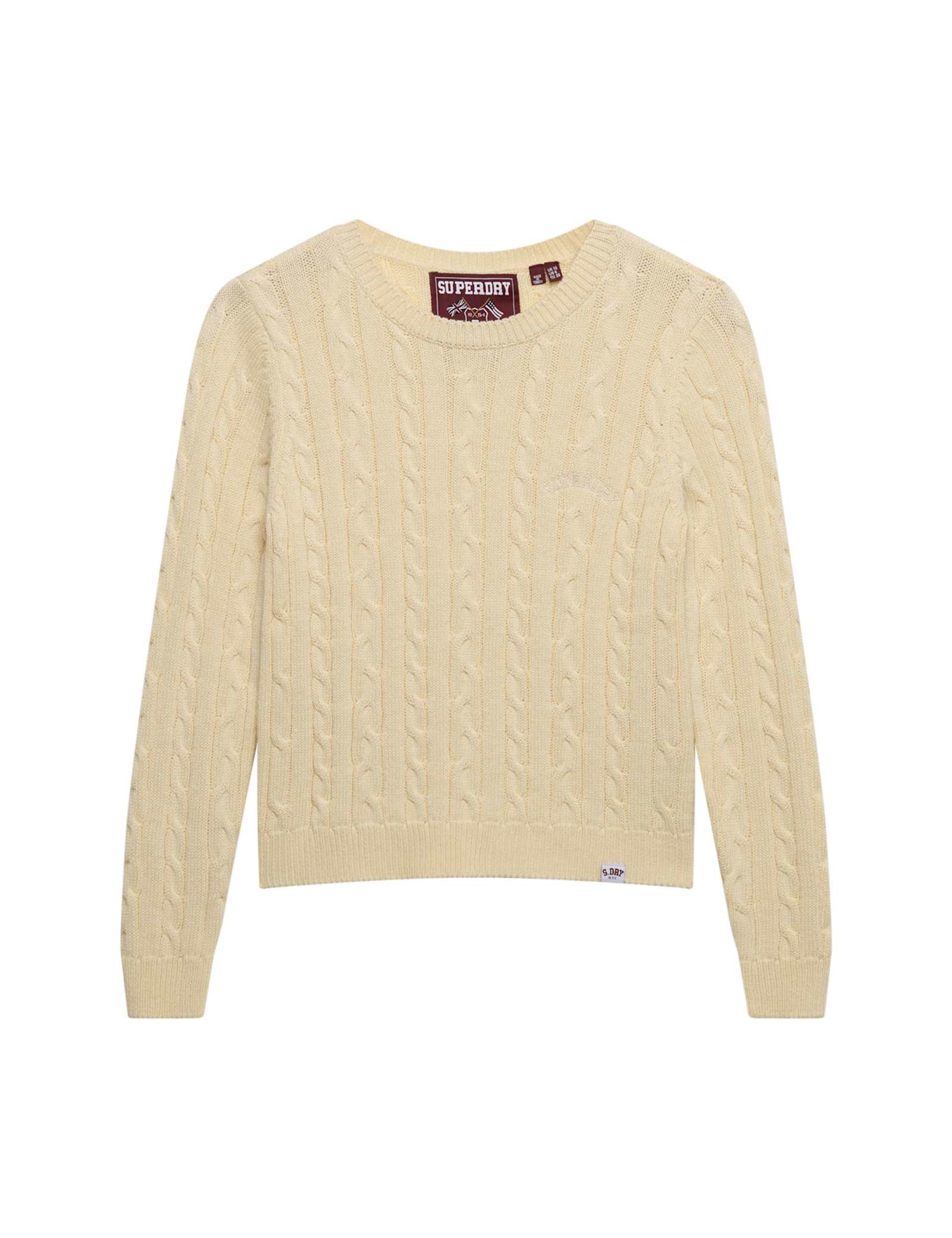 Cable Knit Crew Neck Jumper - image 2