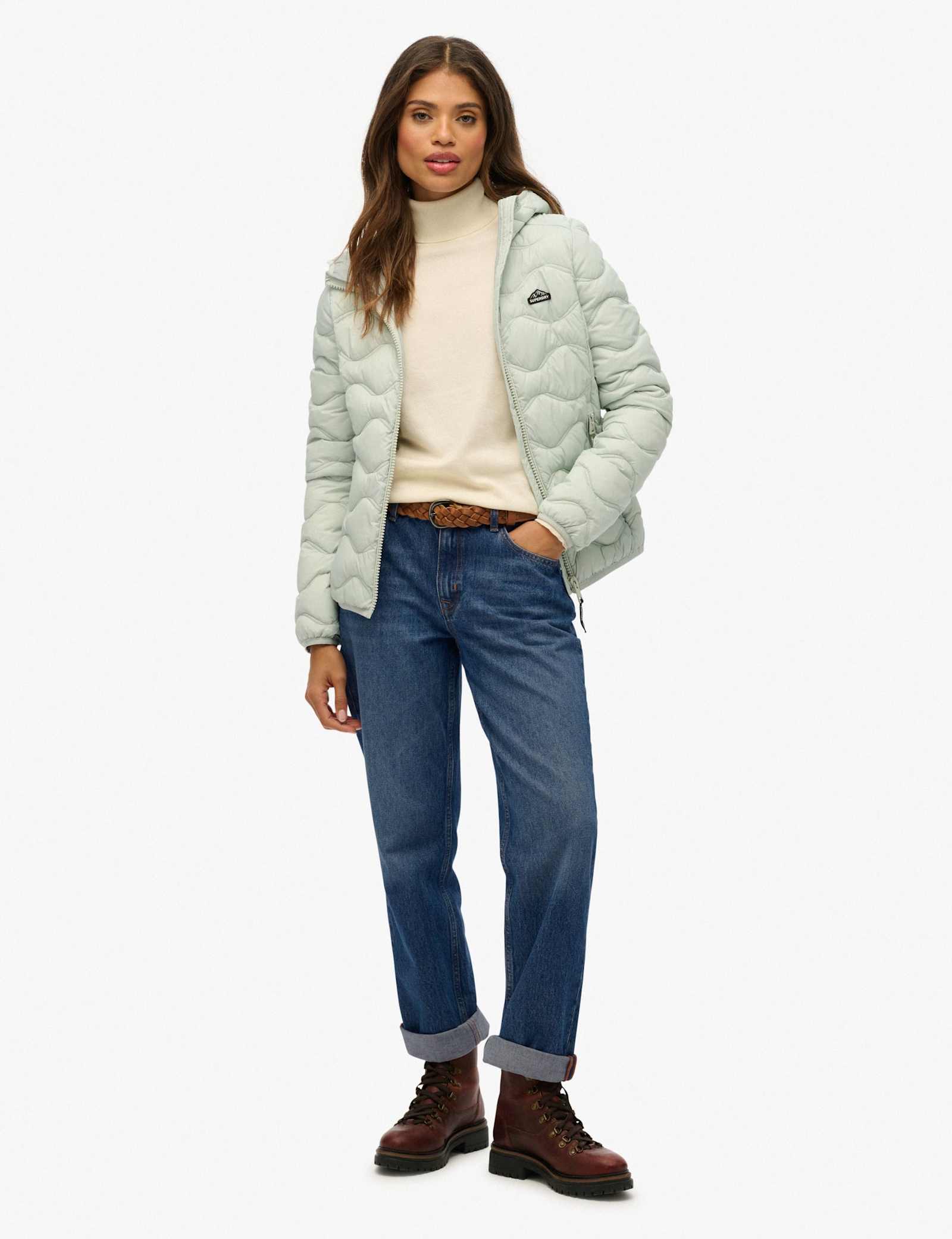 Lightweight Hooded Quilted Puffer Jacket - image 5