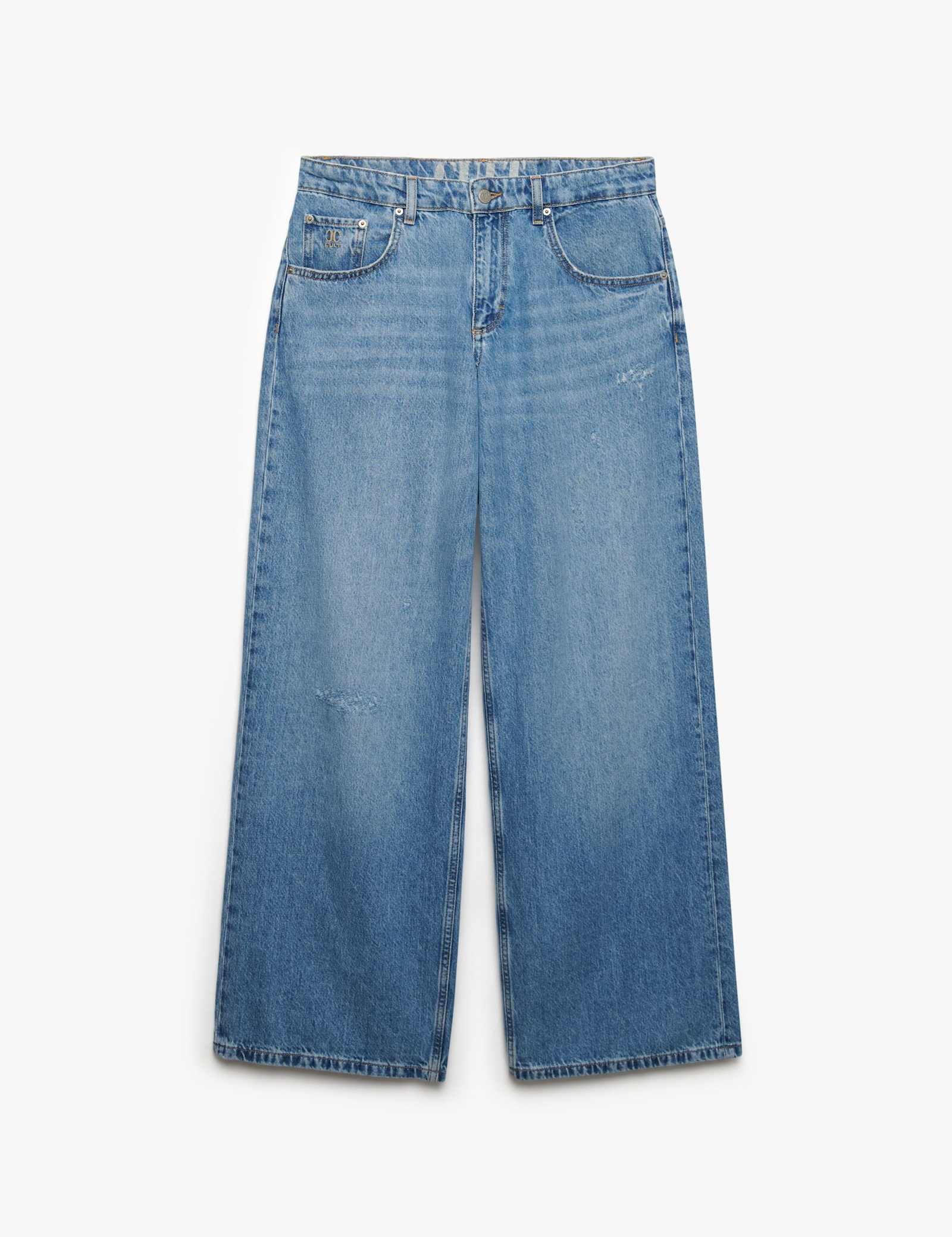 Mid Rise Wide Leg Jeans - image 1